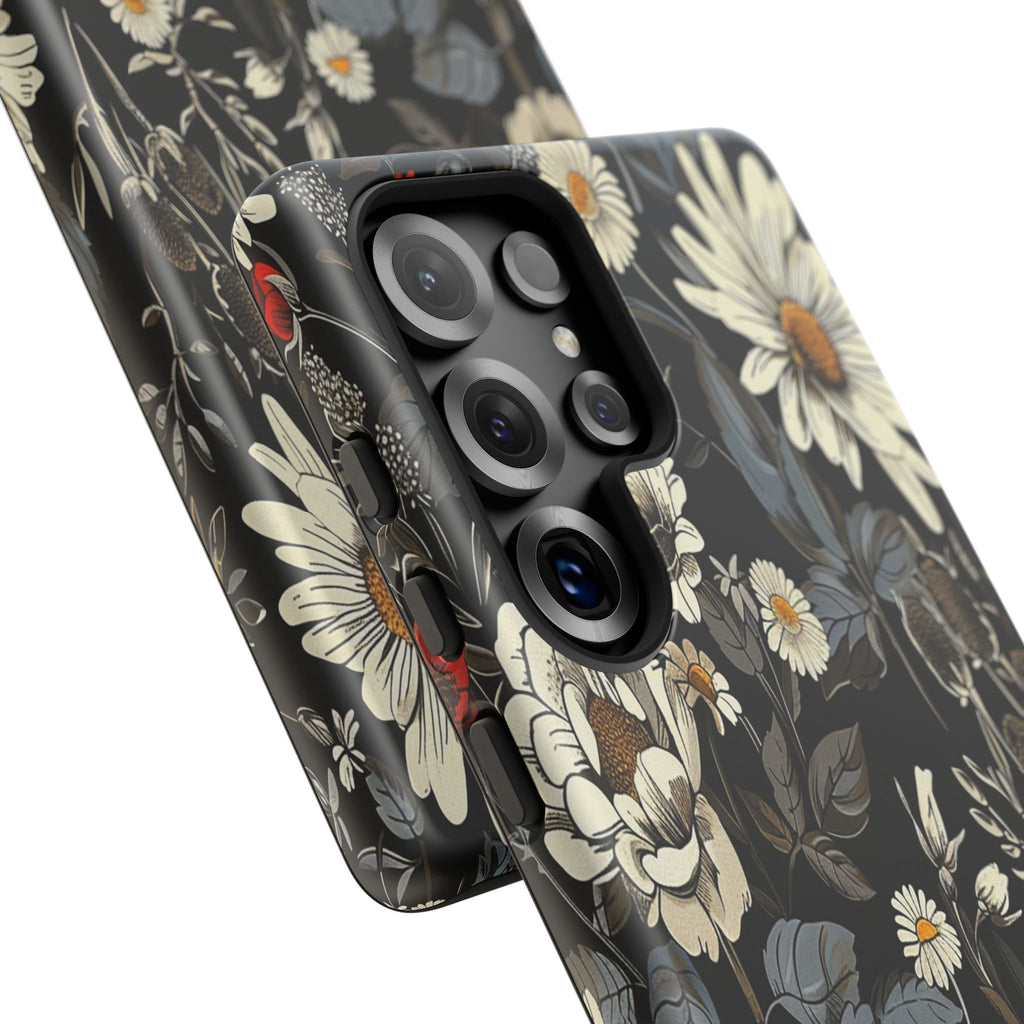 Dark Rose and Daisy Case