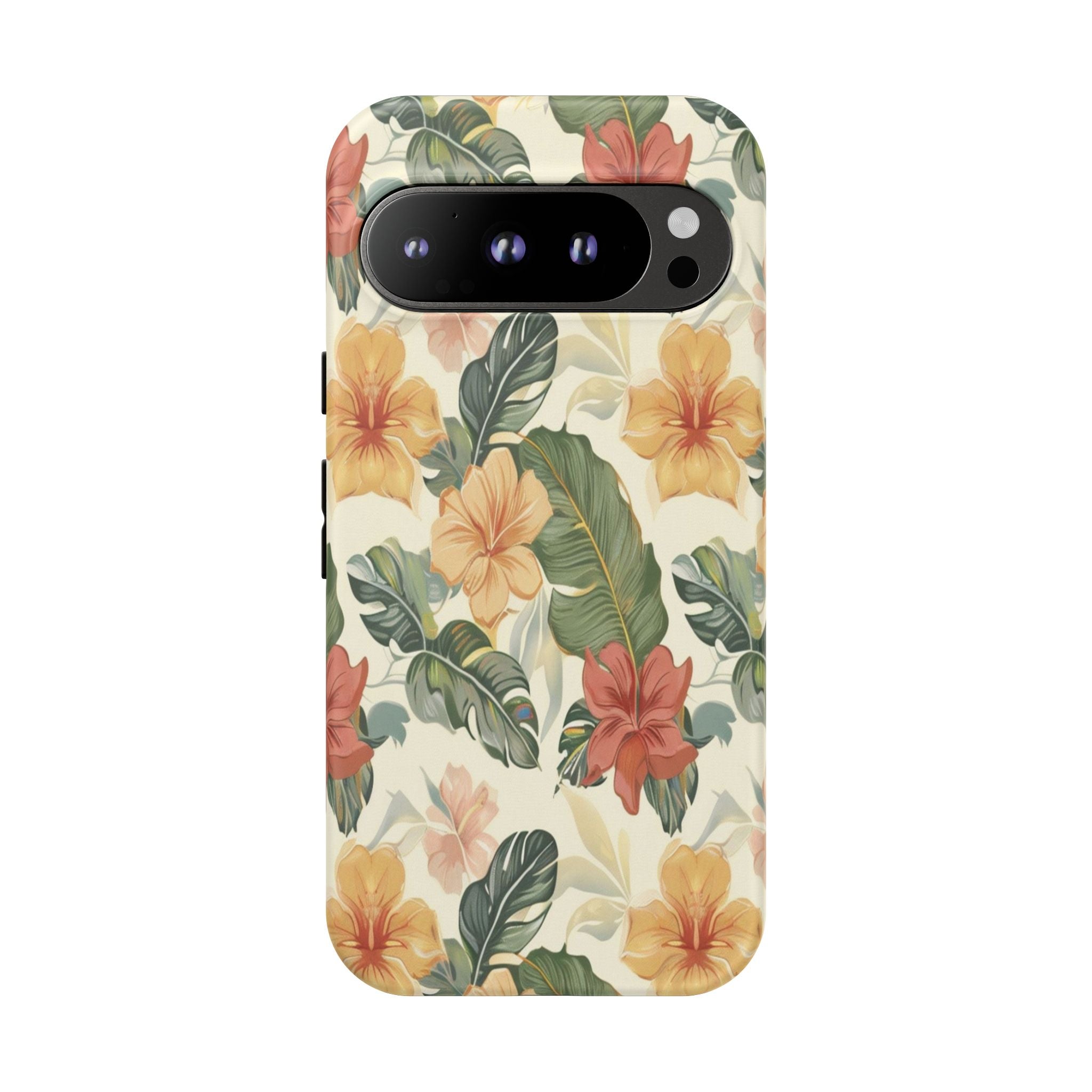 Vintage Tropical Floral Seamless Pattern