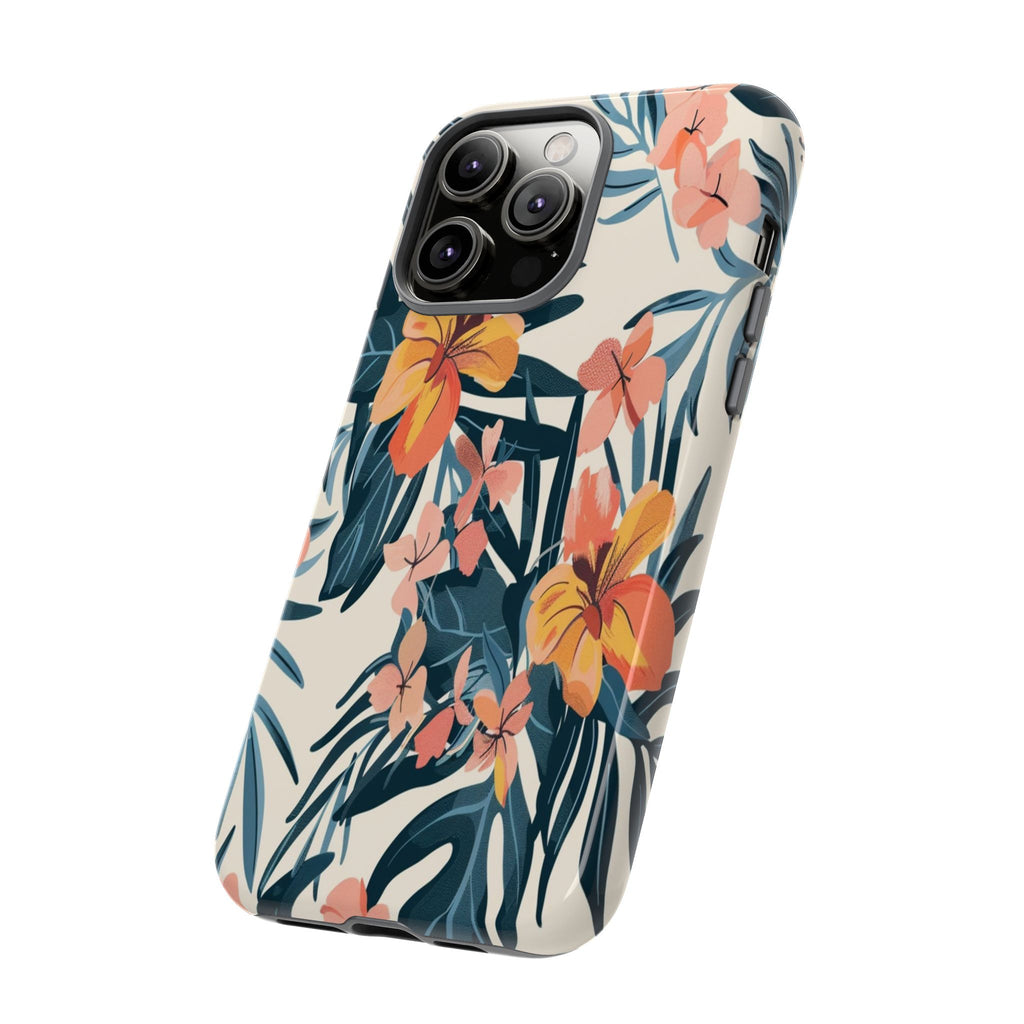 Tropical White and Blue Case