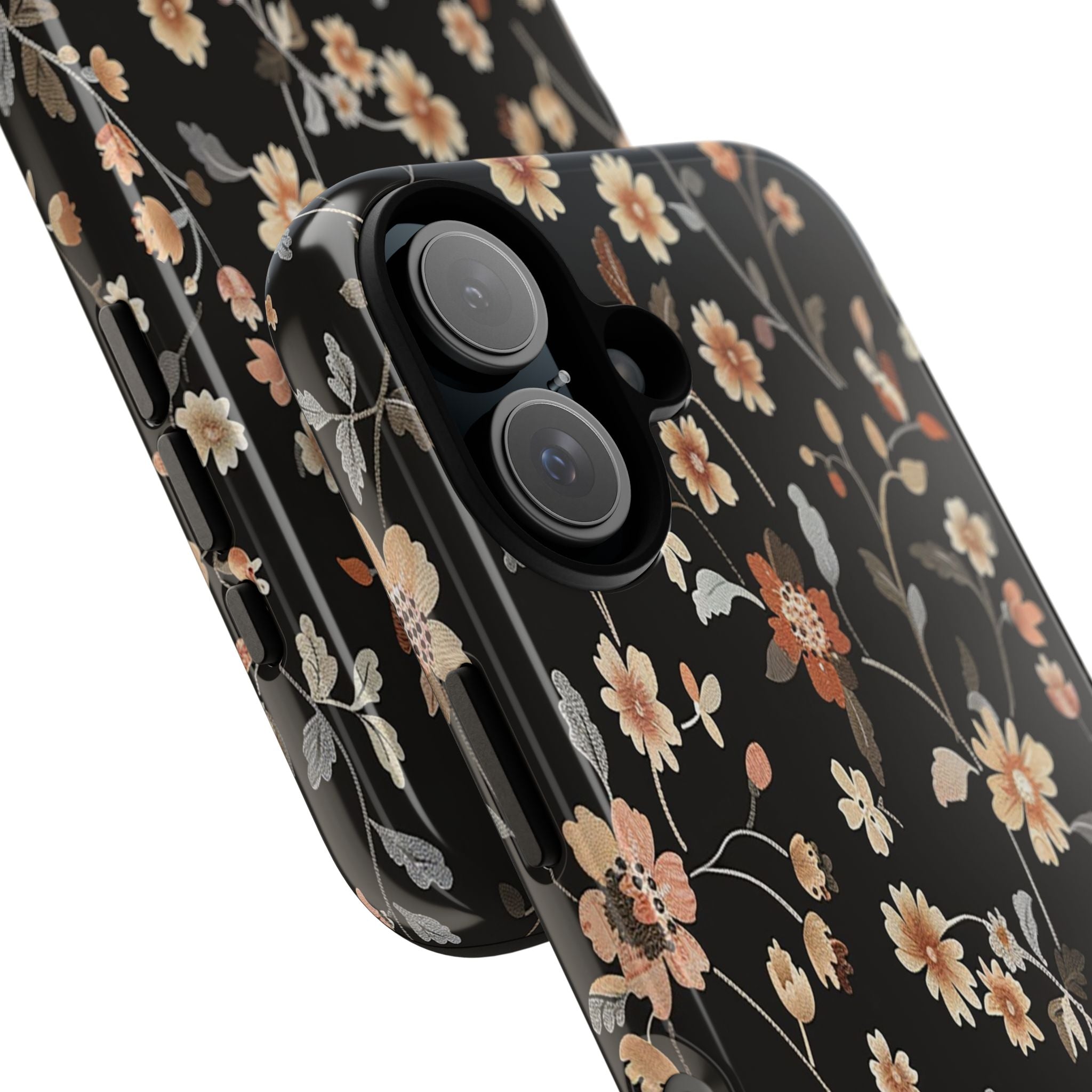 Floral Field on Black Case