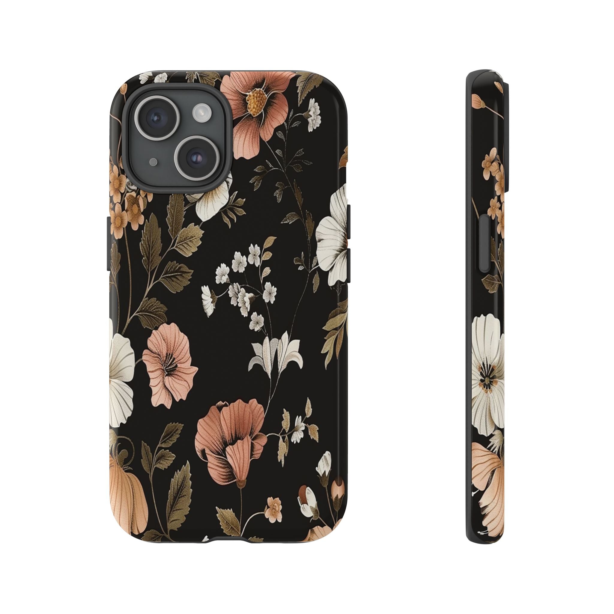 Peachy Cosmos on Black