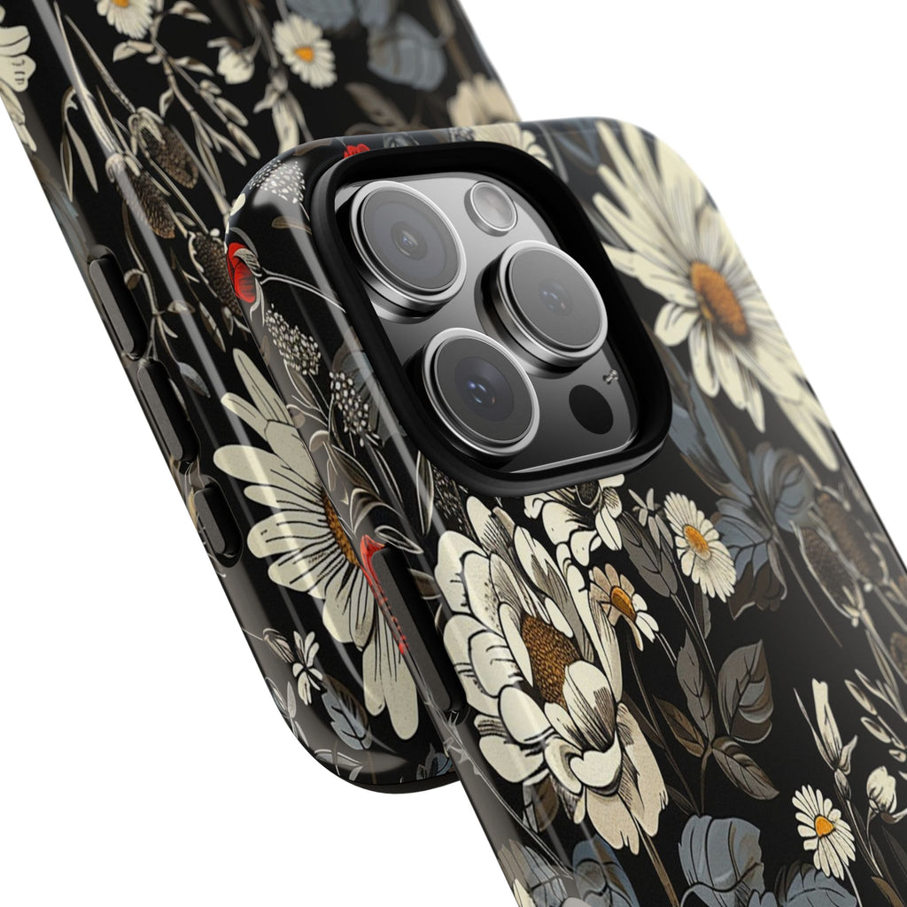 Dark Rose and Daisy Case