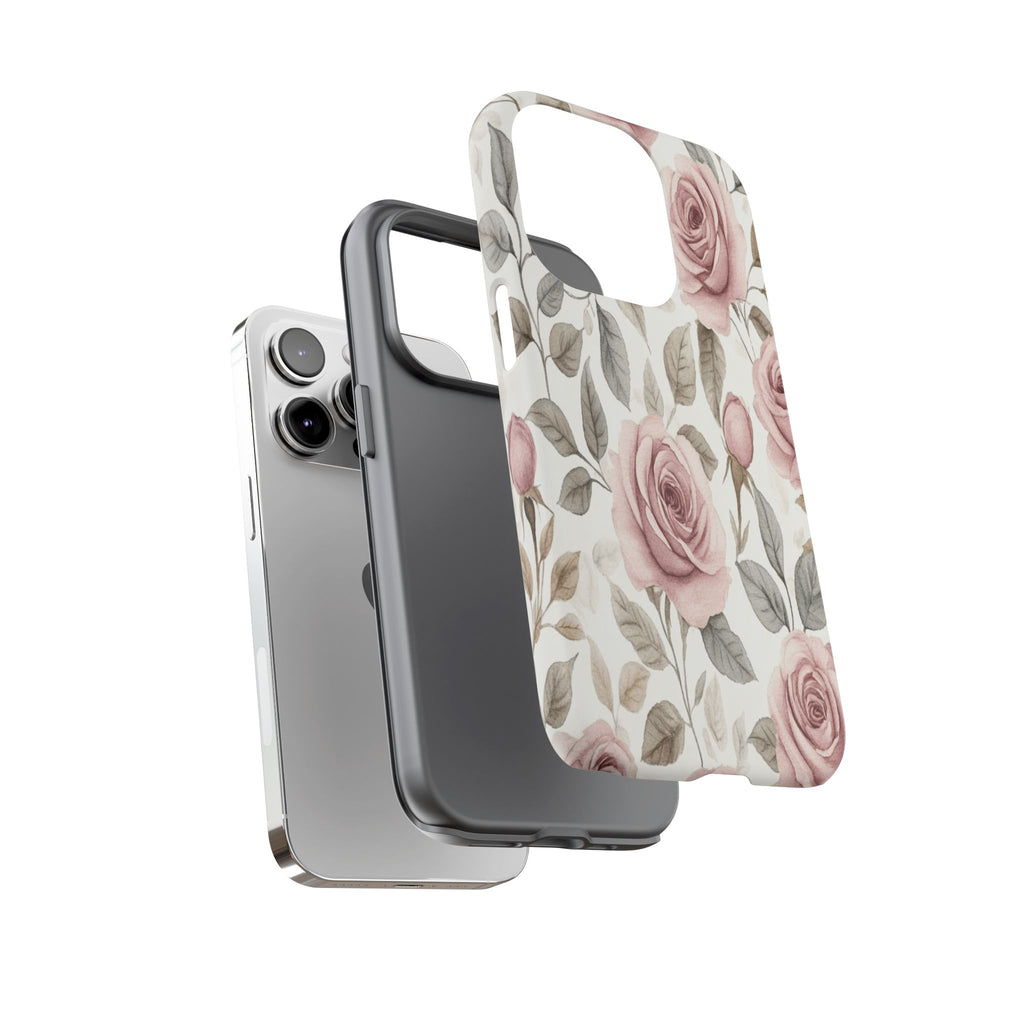 Elegant Watercolor Rose Case