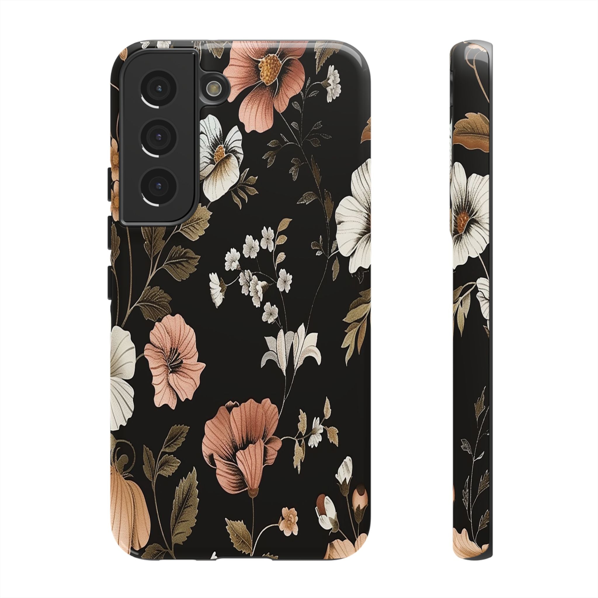 Peachy Cosmos on Black