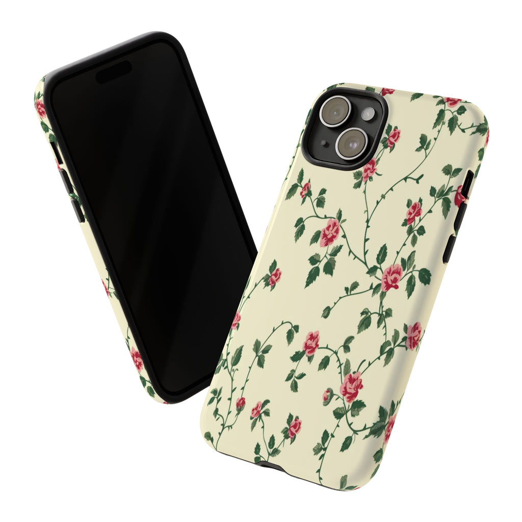Elegant Pink Victorian Roses Case