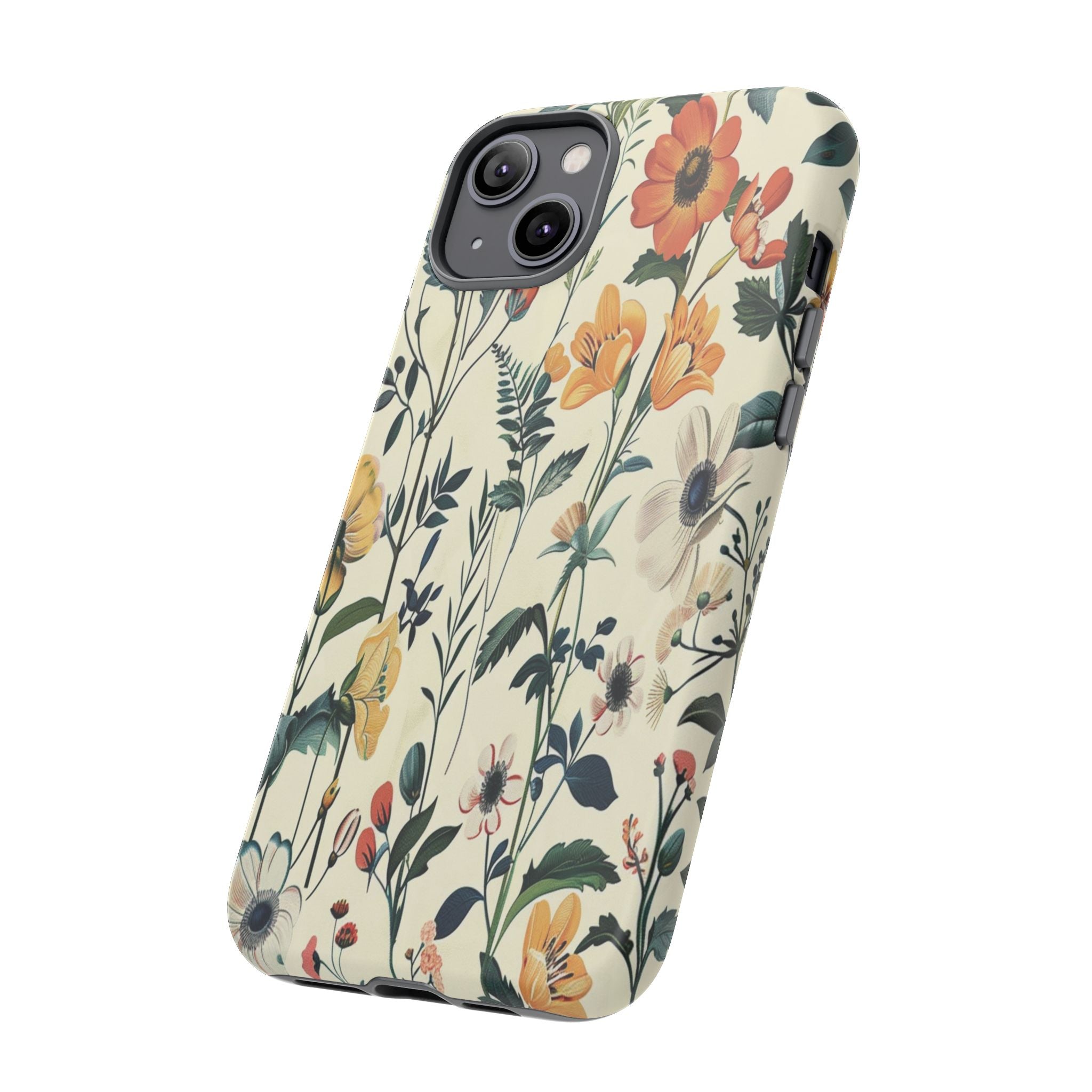 Vintage Botanical Wildflower Seamless Pattern
