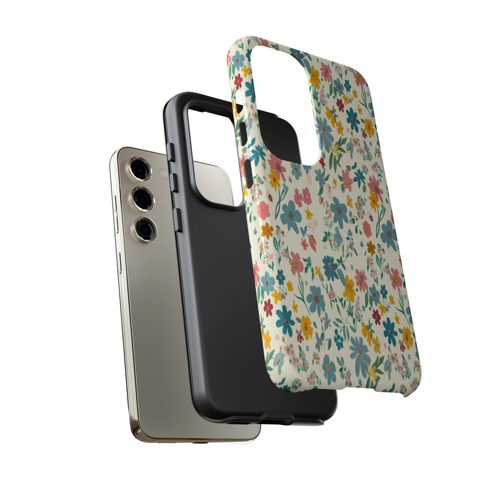Pastel Yellow Green and Blue Case