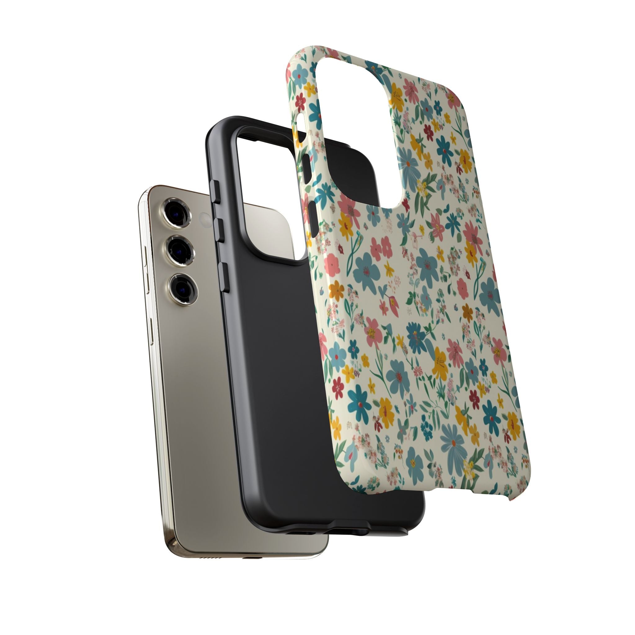 Pastel Yellow Green and Blue Case