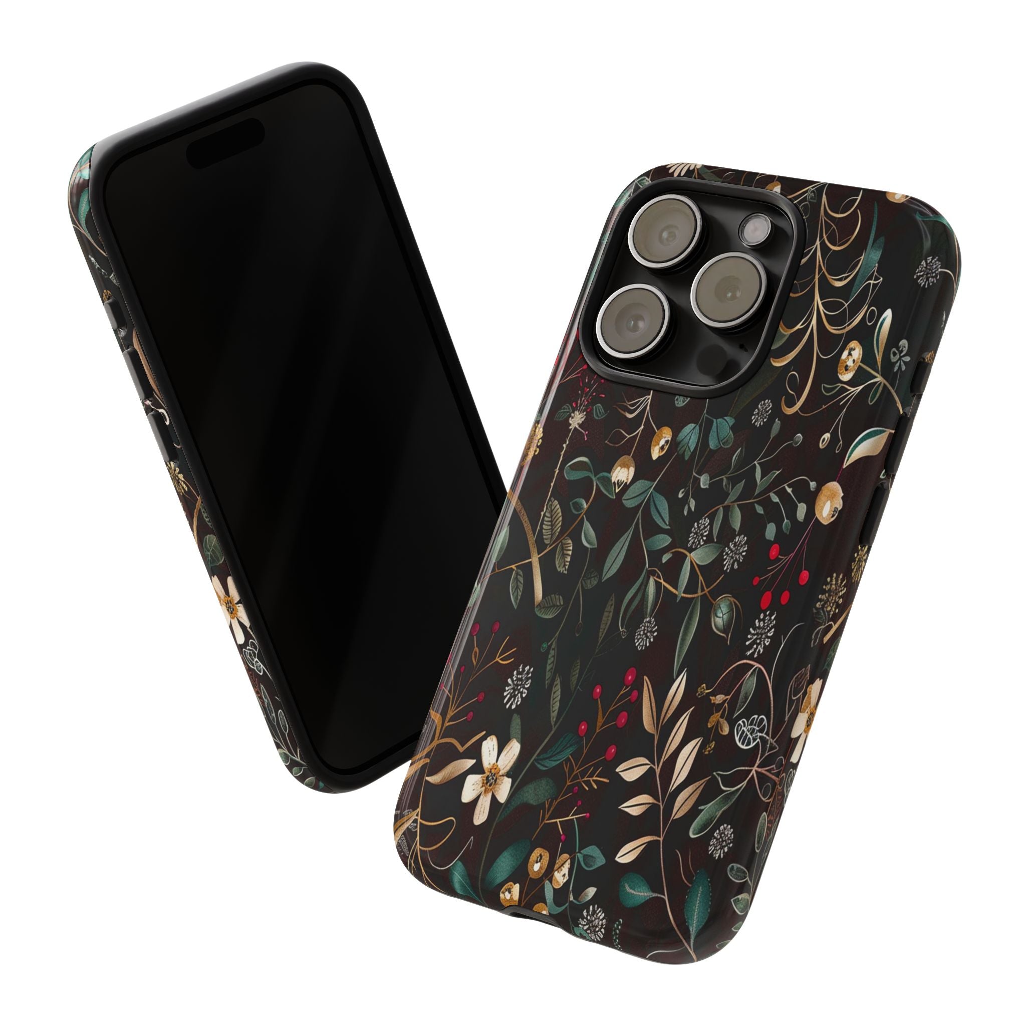 Dark Leafy Case
