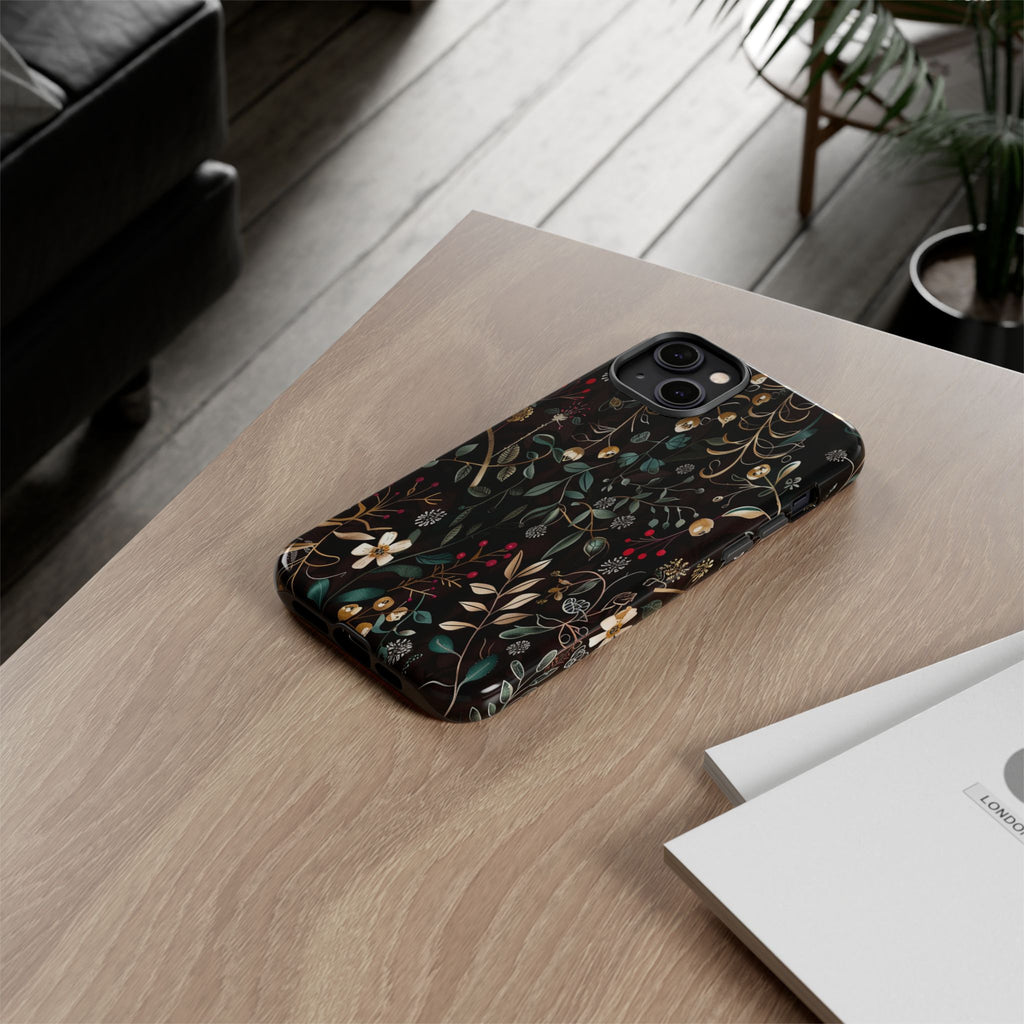 Dark Leafy Case