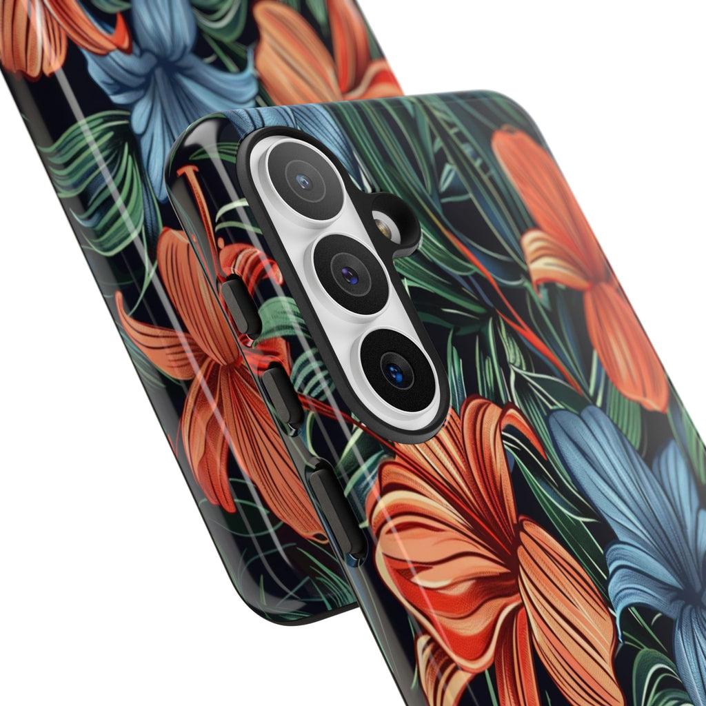 Tropical Red and Blue Case