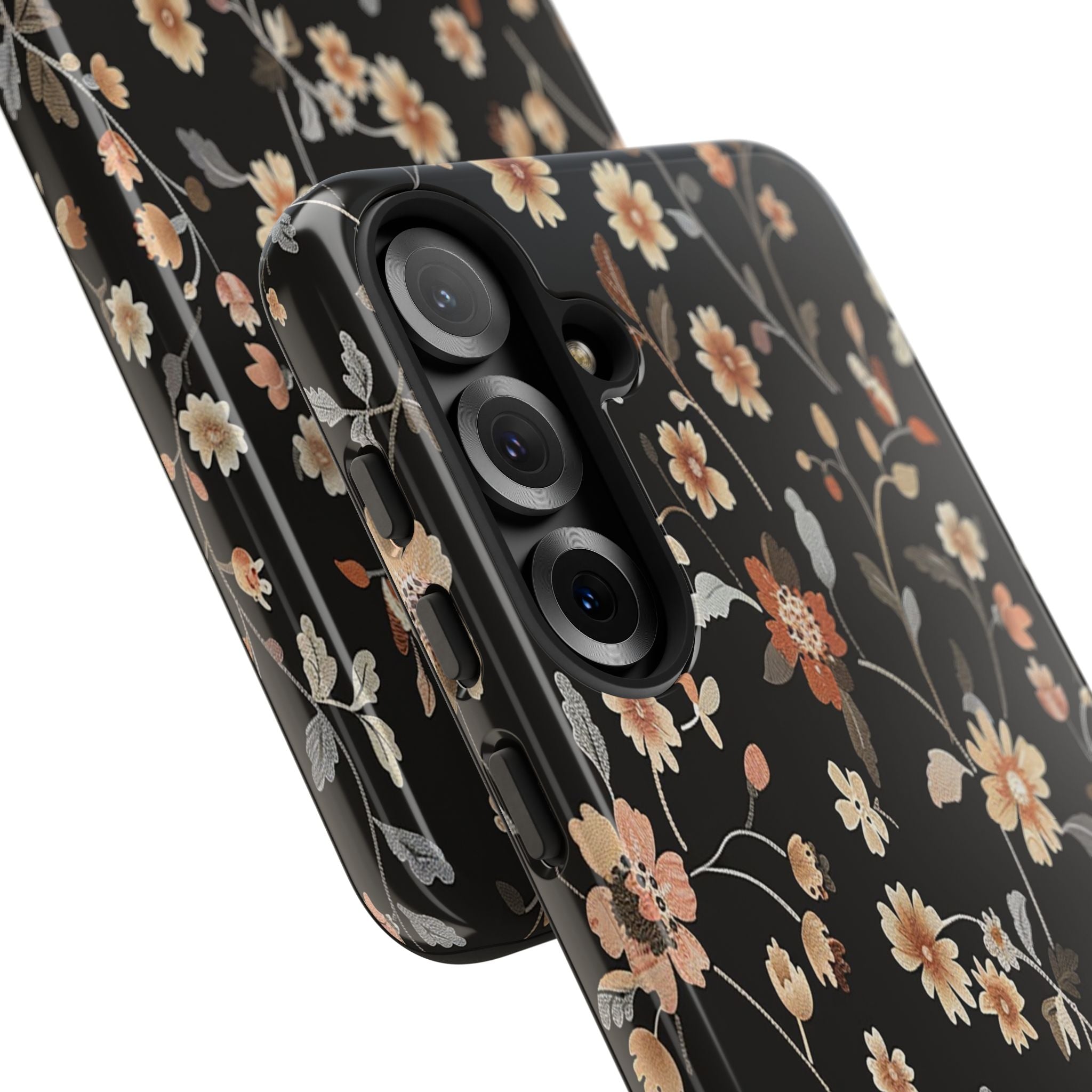 Floral Field on Black Case