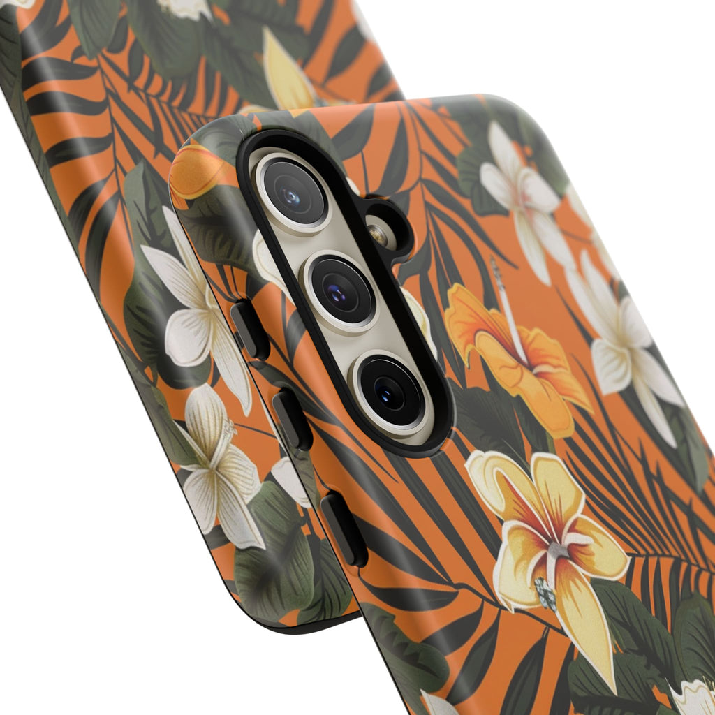 Vibrant Orange Tropical Case