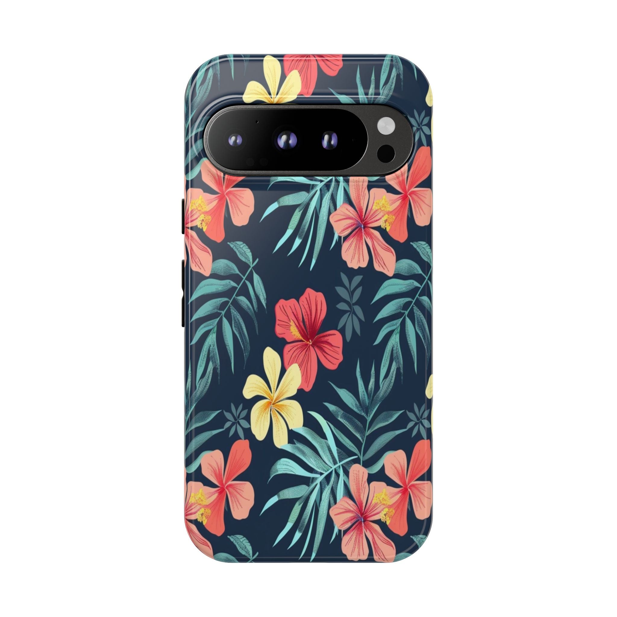 Tropical Hibiscus Navy