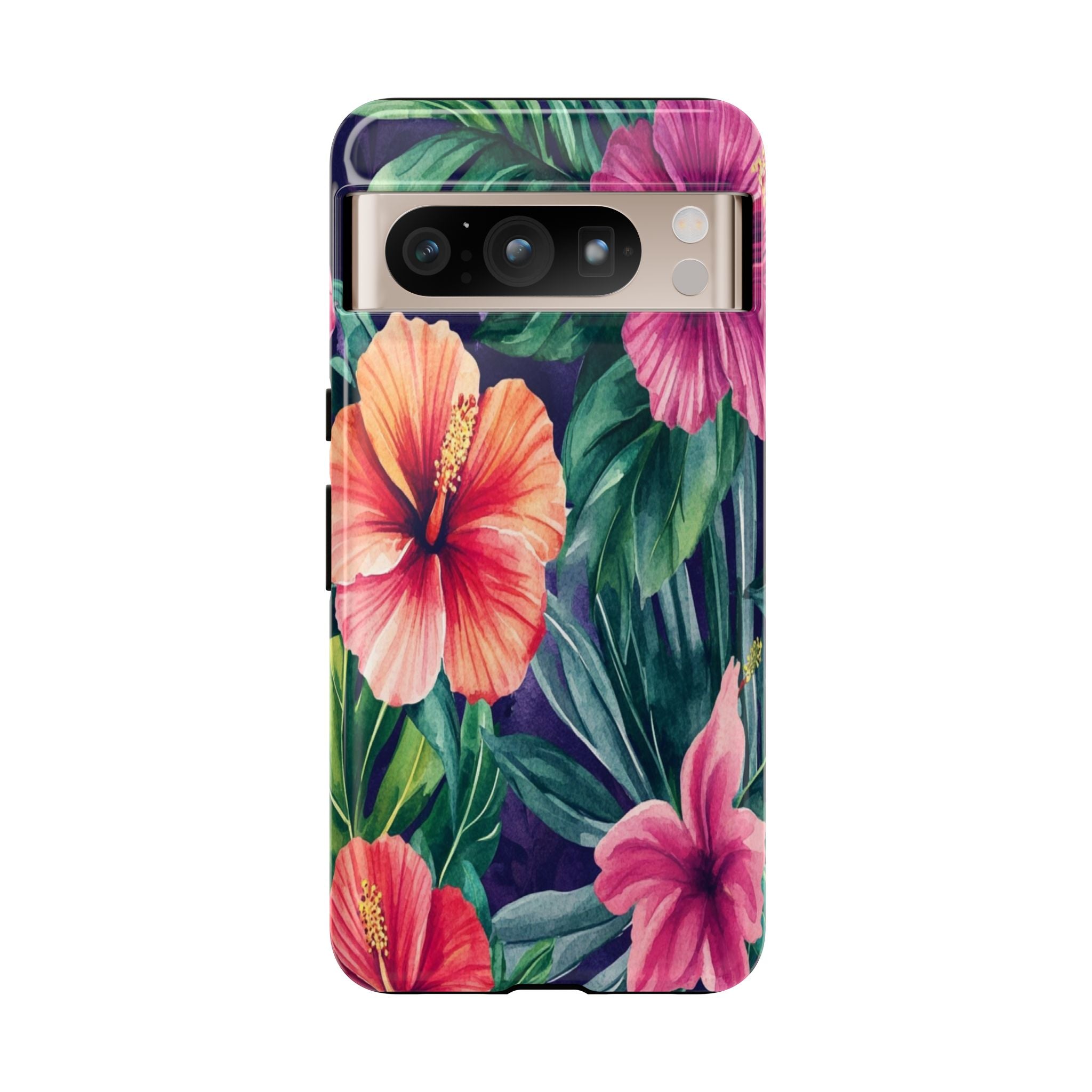 Navy Floral Watercolor