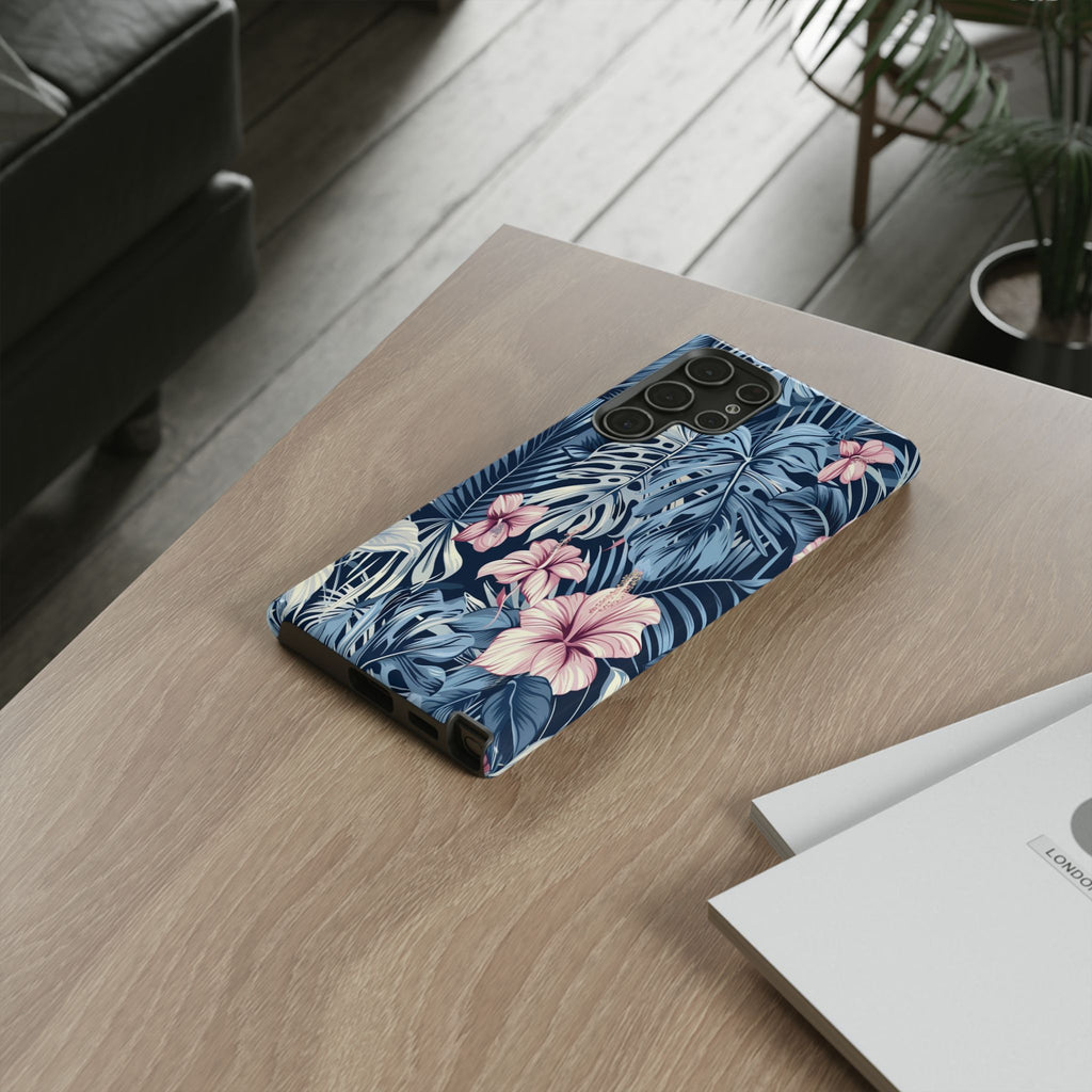 Tropical Hibiscus and Monstera Case