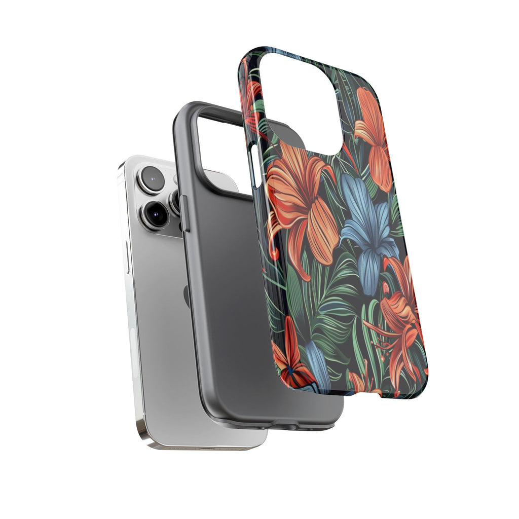 Tropical Red and Blue Case