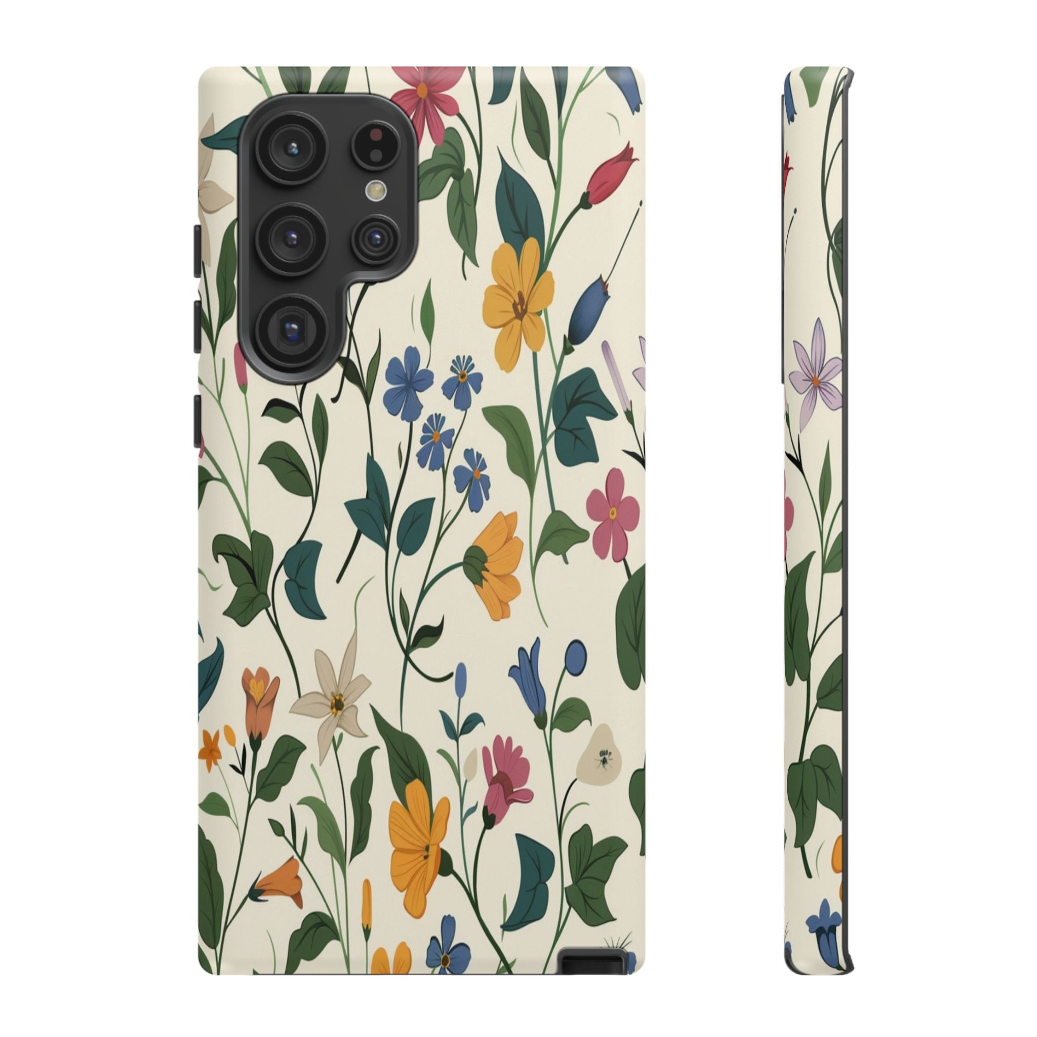 Vibrant Botanical Floral Pattern