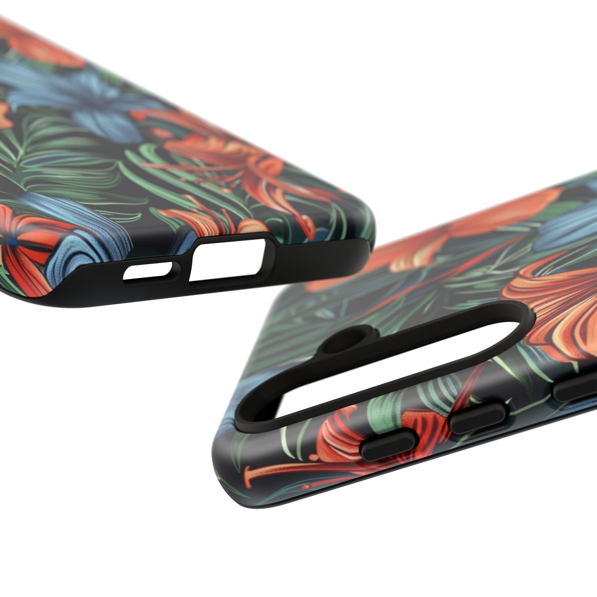 Tropical Red and Blue Case