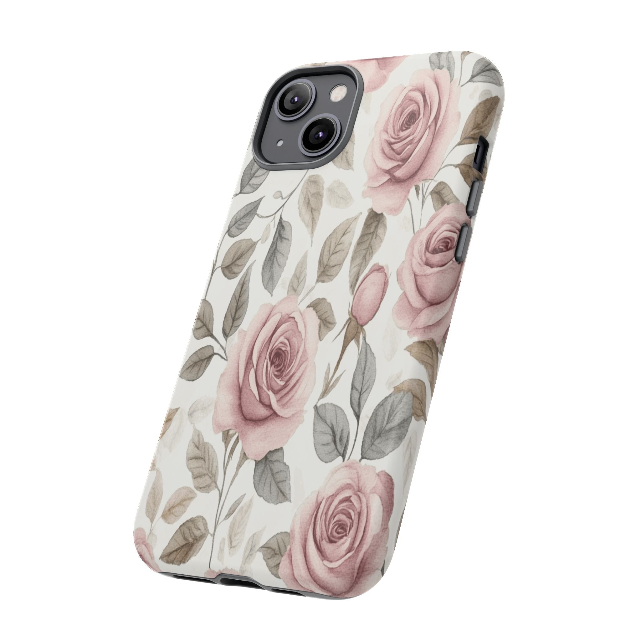 Elegant Watercolor Rose Case