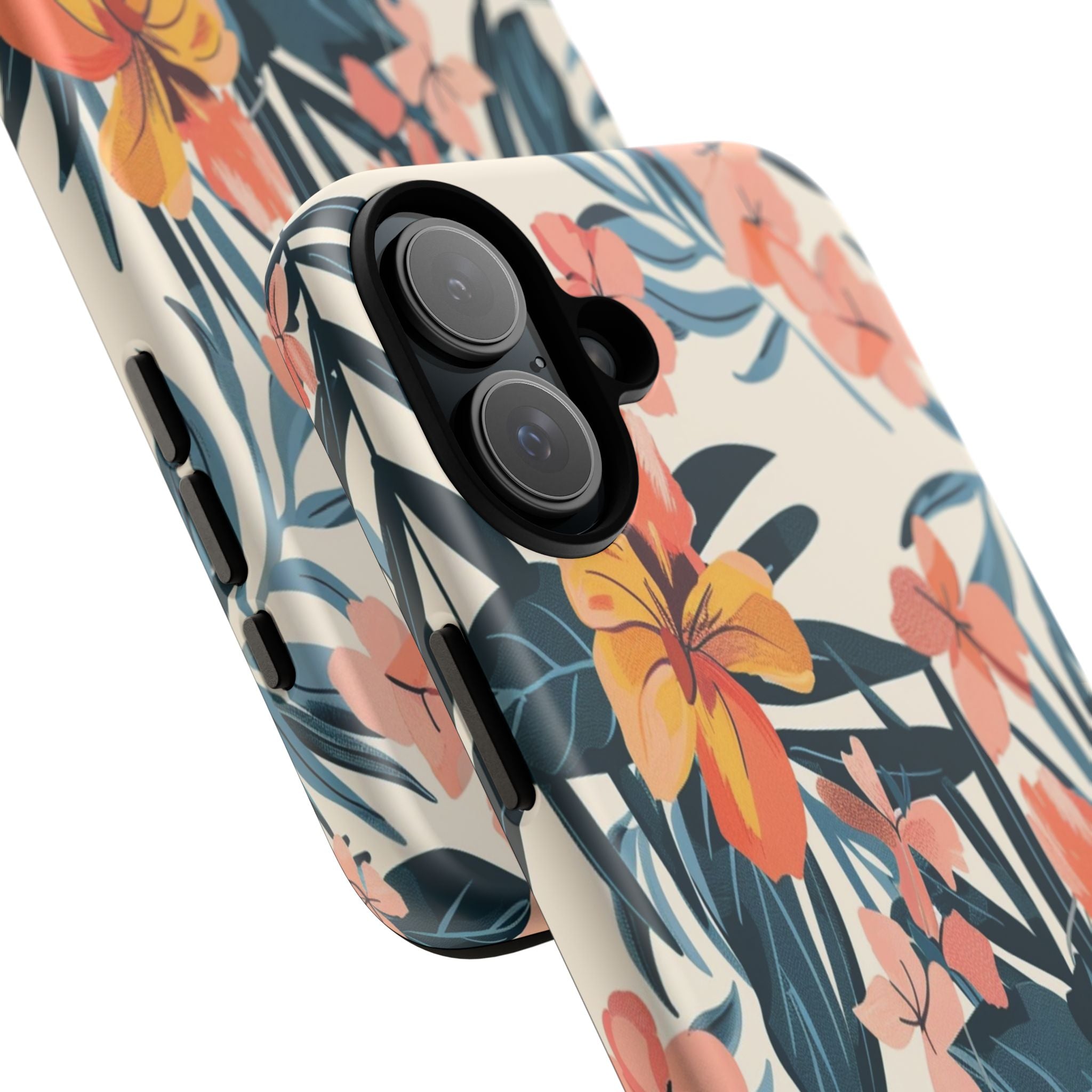Tropical White and Blue Case
