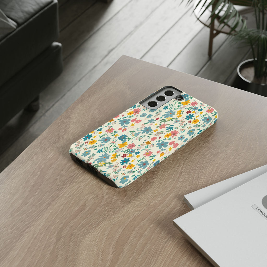 Pastel Yellow Green and Blue Case