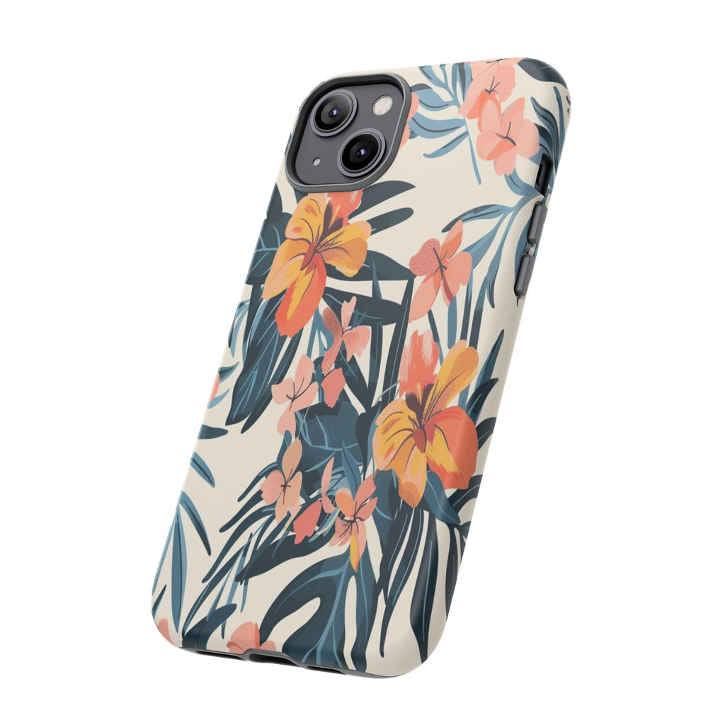 Tropical White and Blue Case