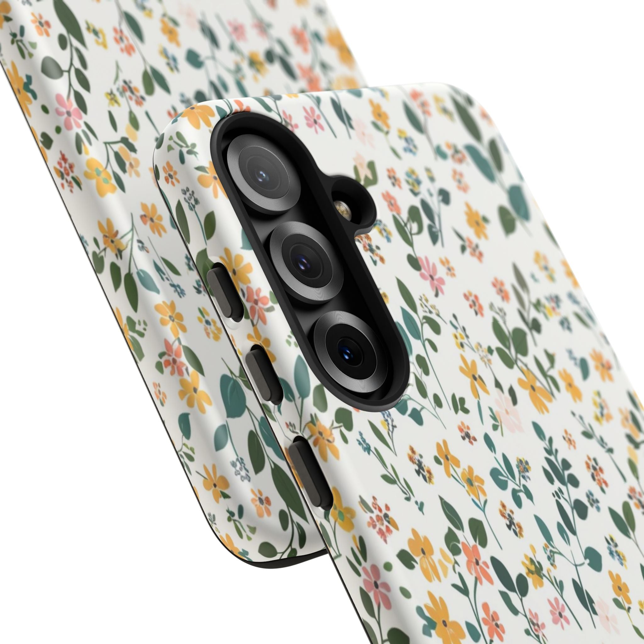 Pastel Leaves and Flowers Case