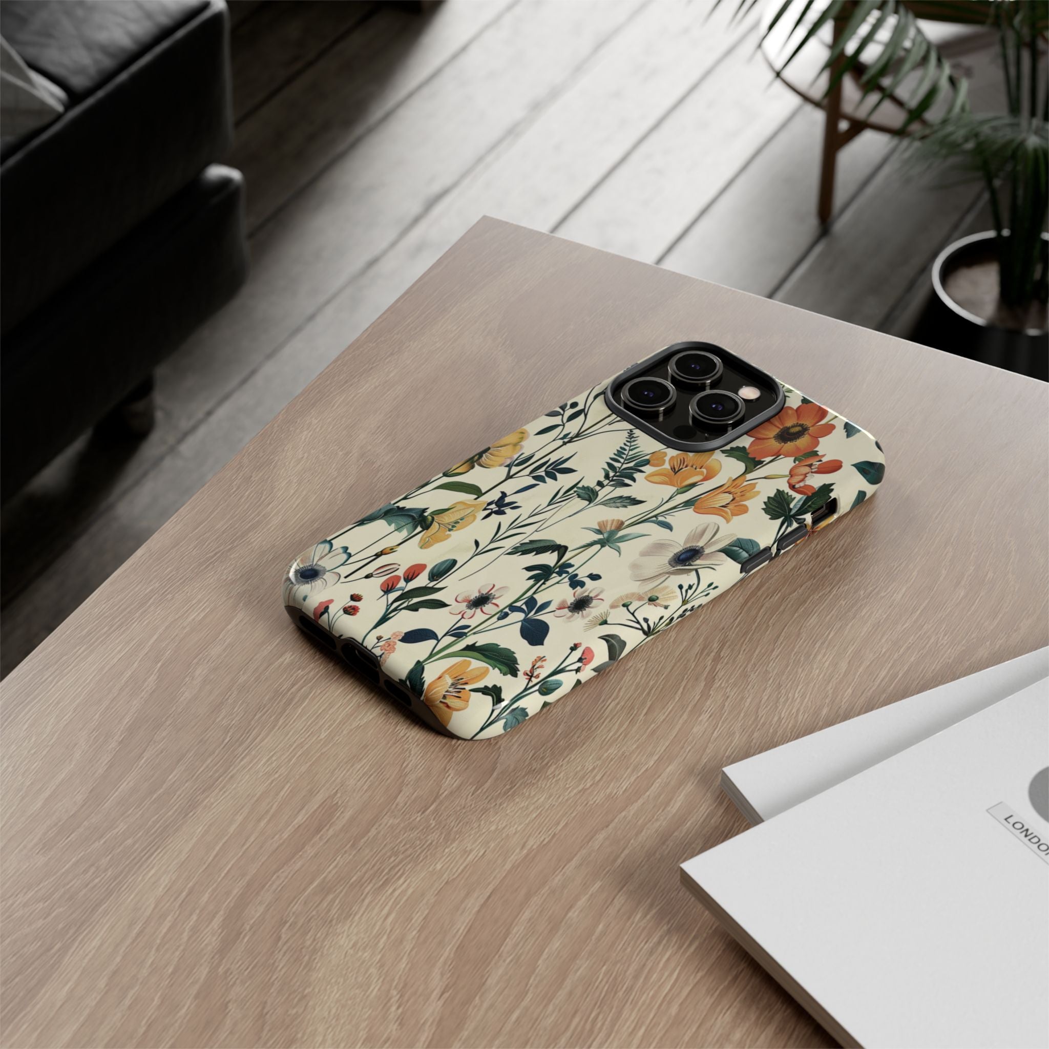 Vintage Botanical Wildflower Seamless Pattern