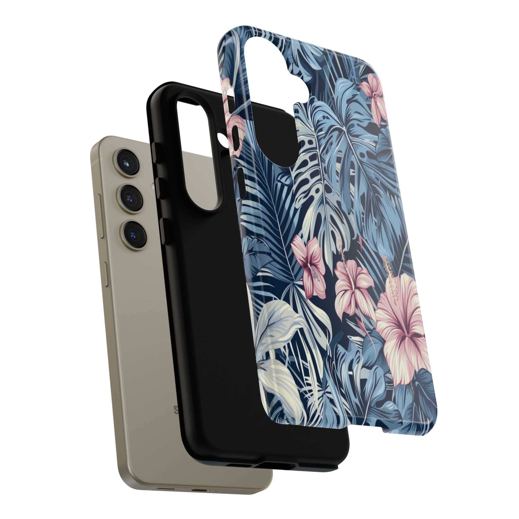 Tropical Hibiscus and Monstera Case