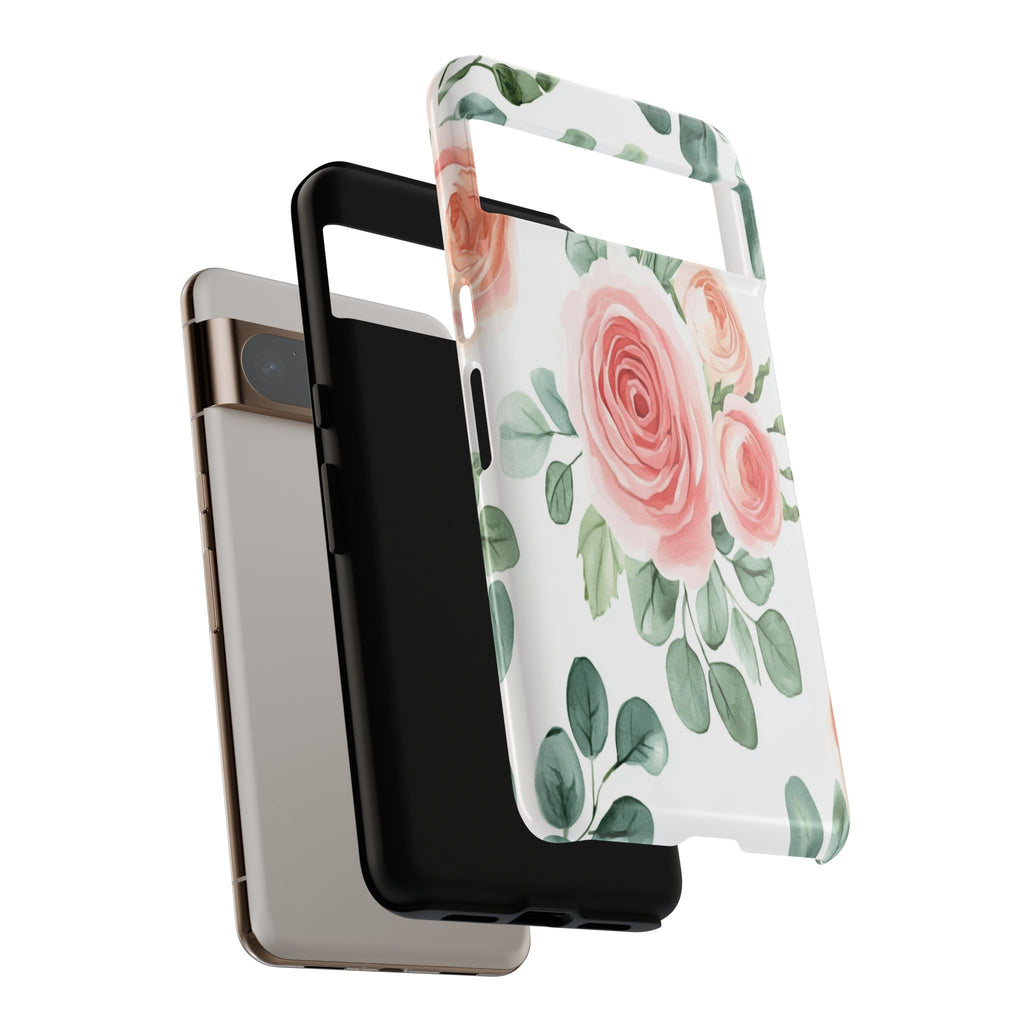 Delicate Watercolor Rose Case