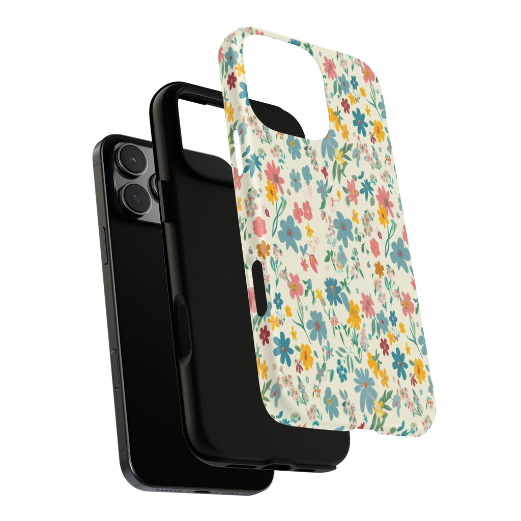 Pastel Yellow Green and Blue Case