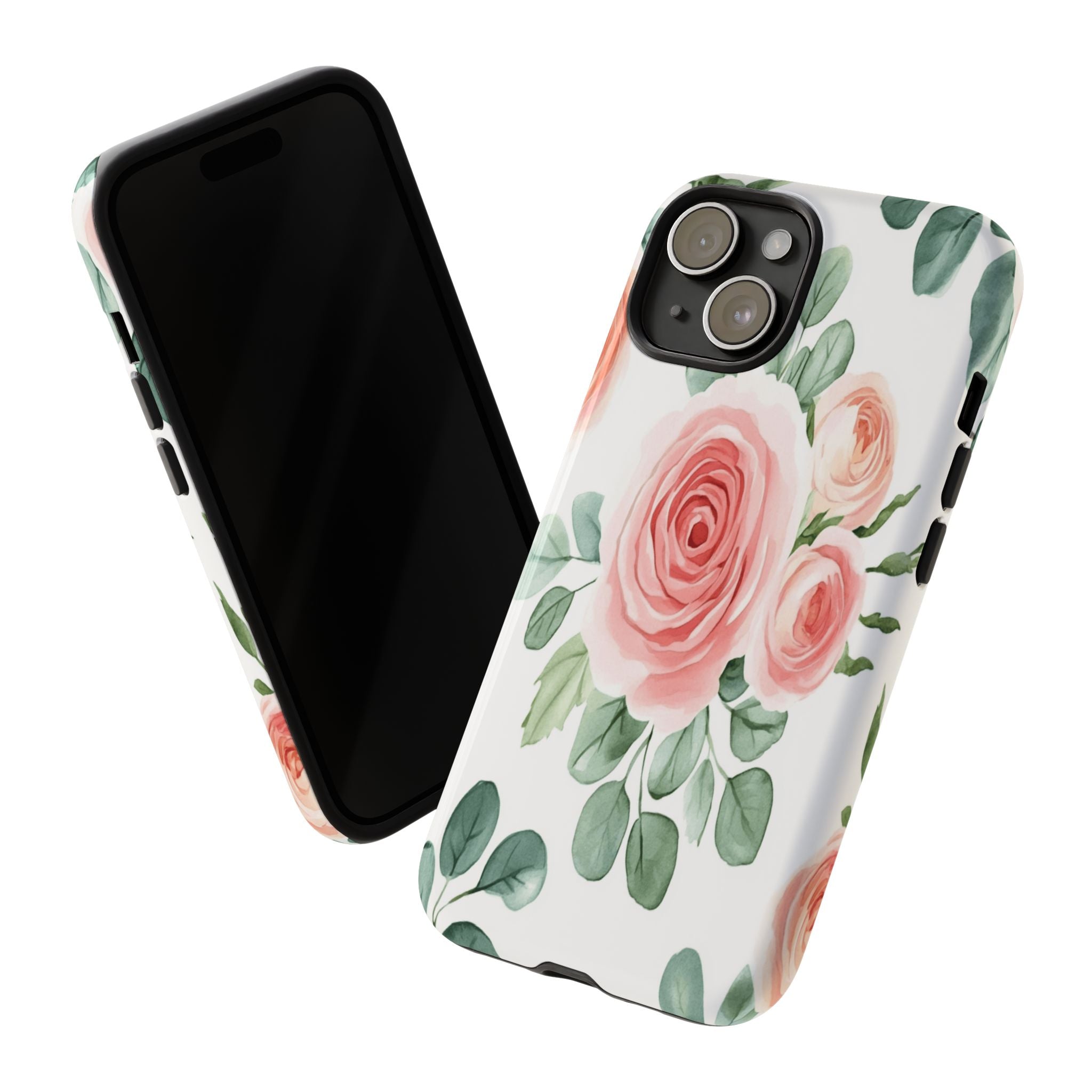 Delicate Watercolor Rose Case