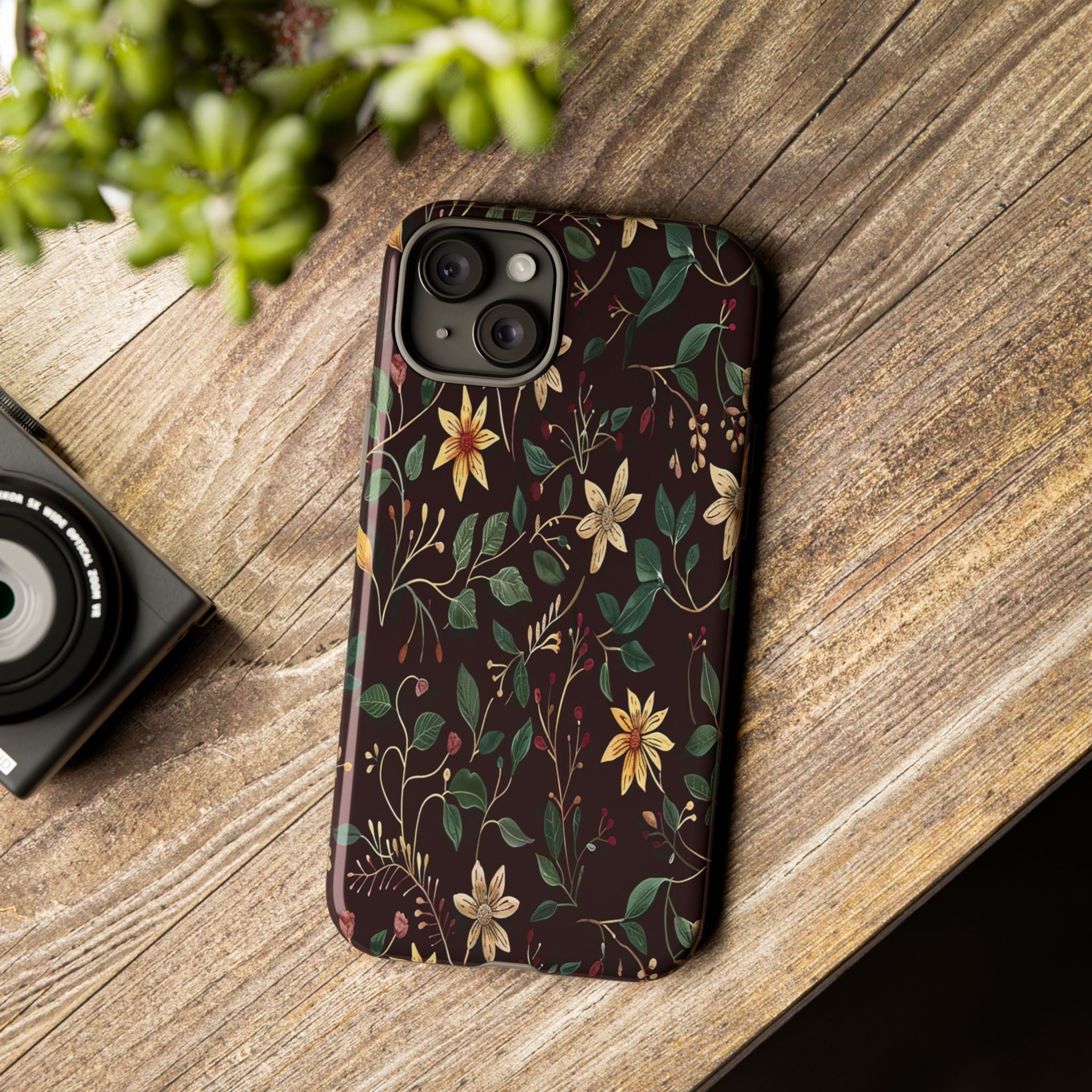 Dark Vintage Floral Case