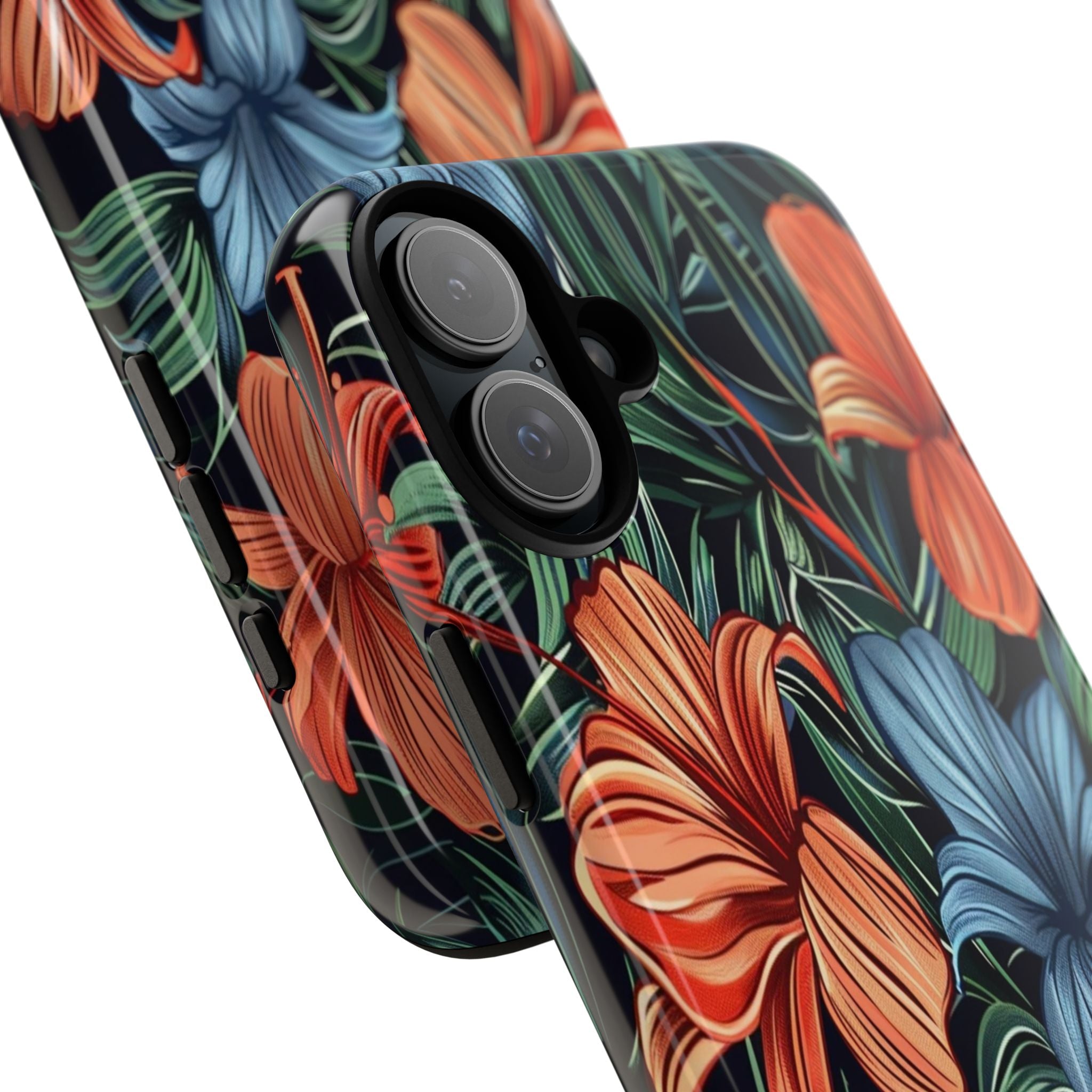 Tropical Red and Blue Case