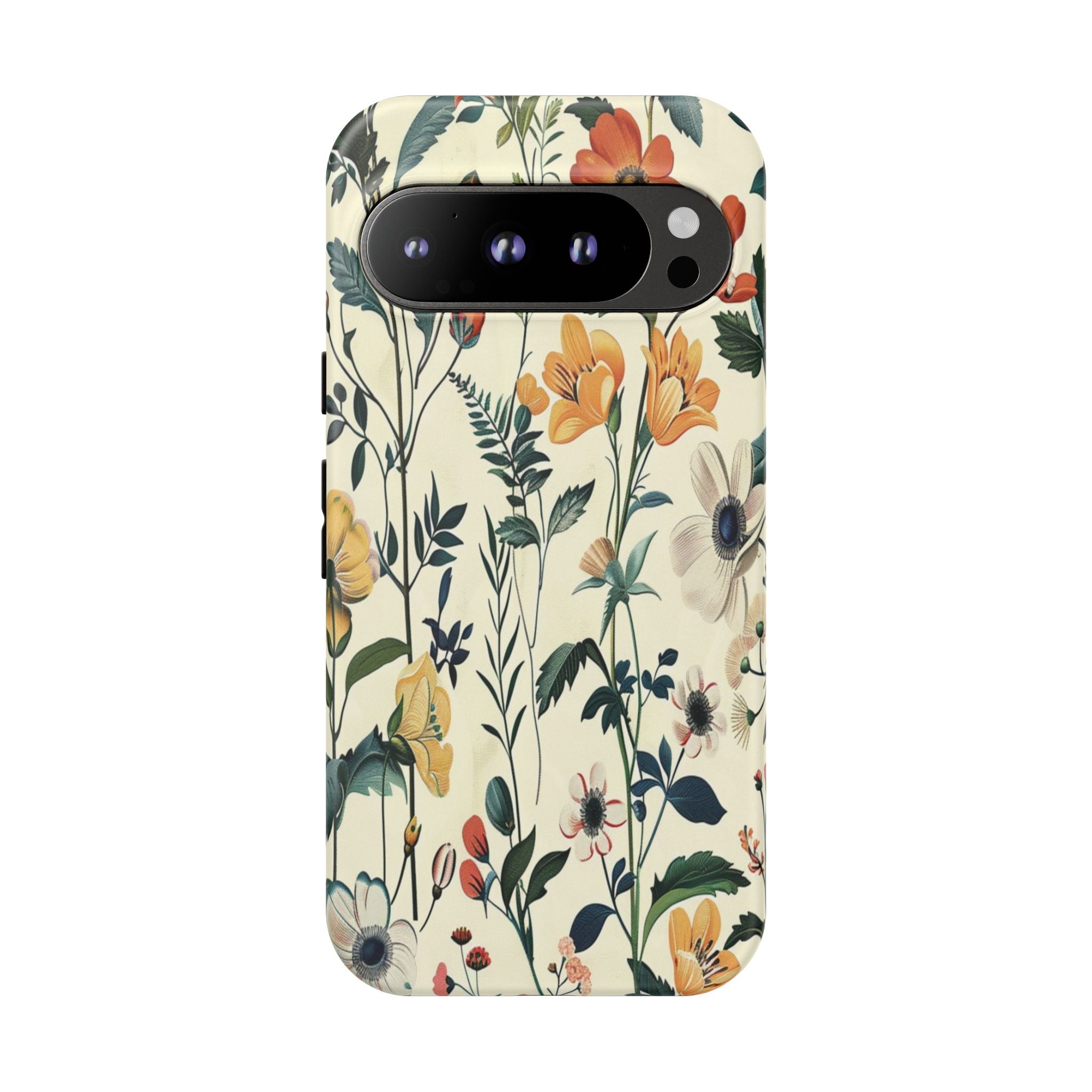 Vintage Botanical Wildflower Seamless Pattern