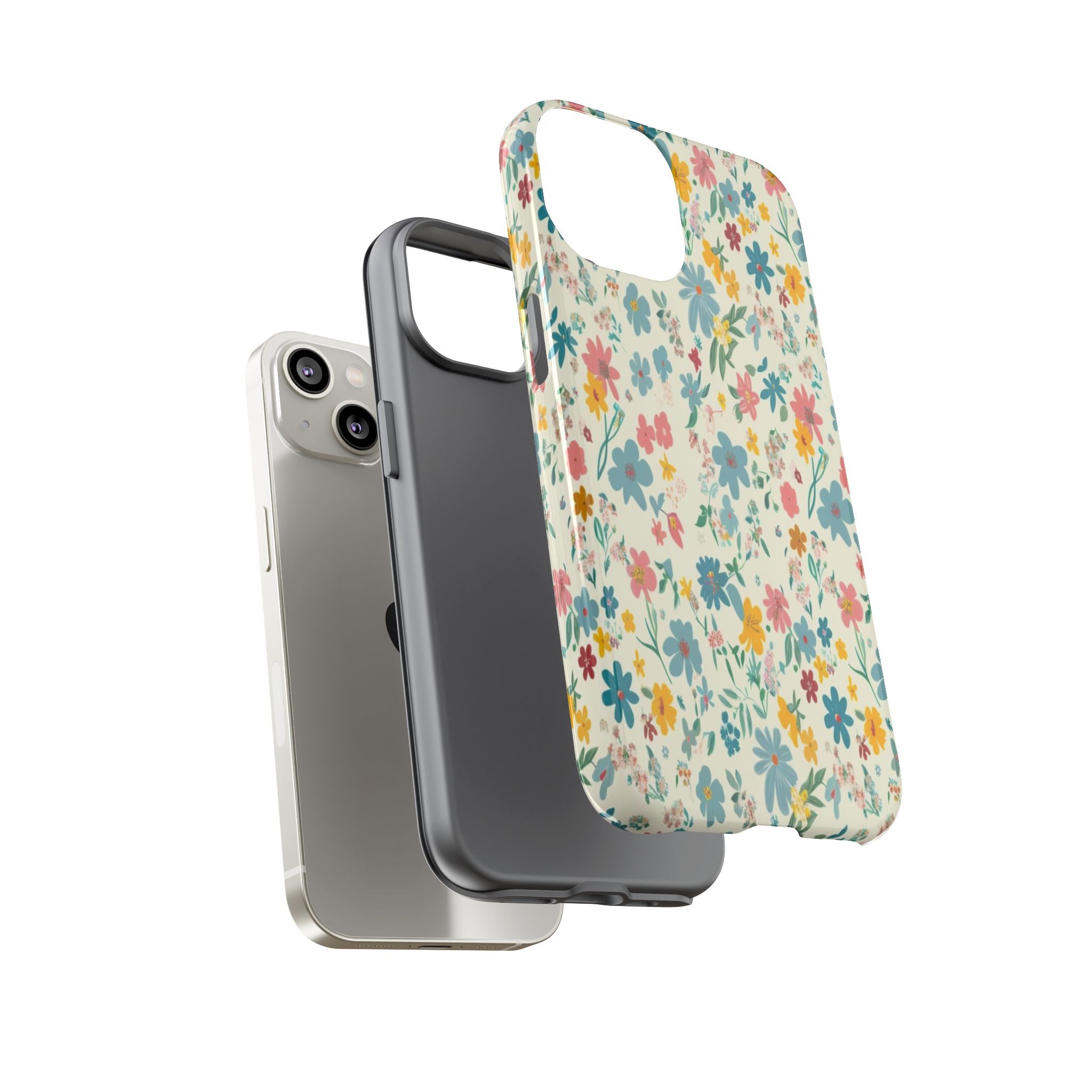 Pastel Yellow Green and Blue Case