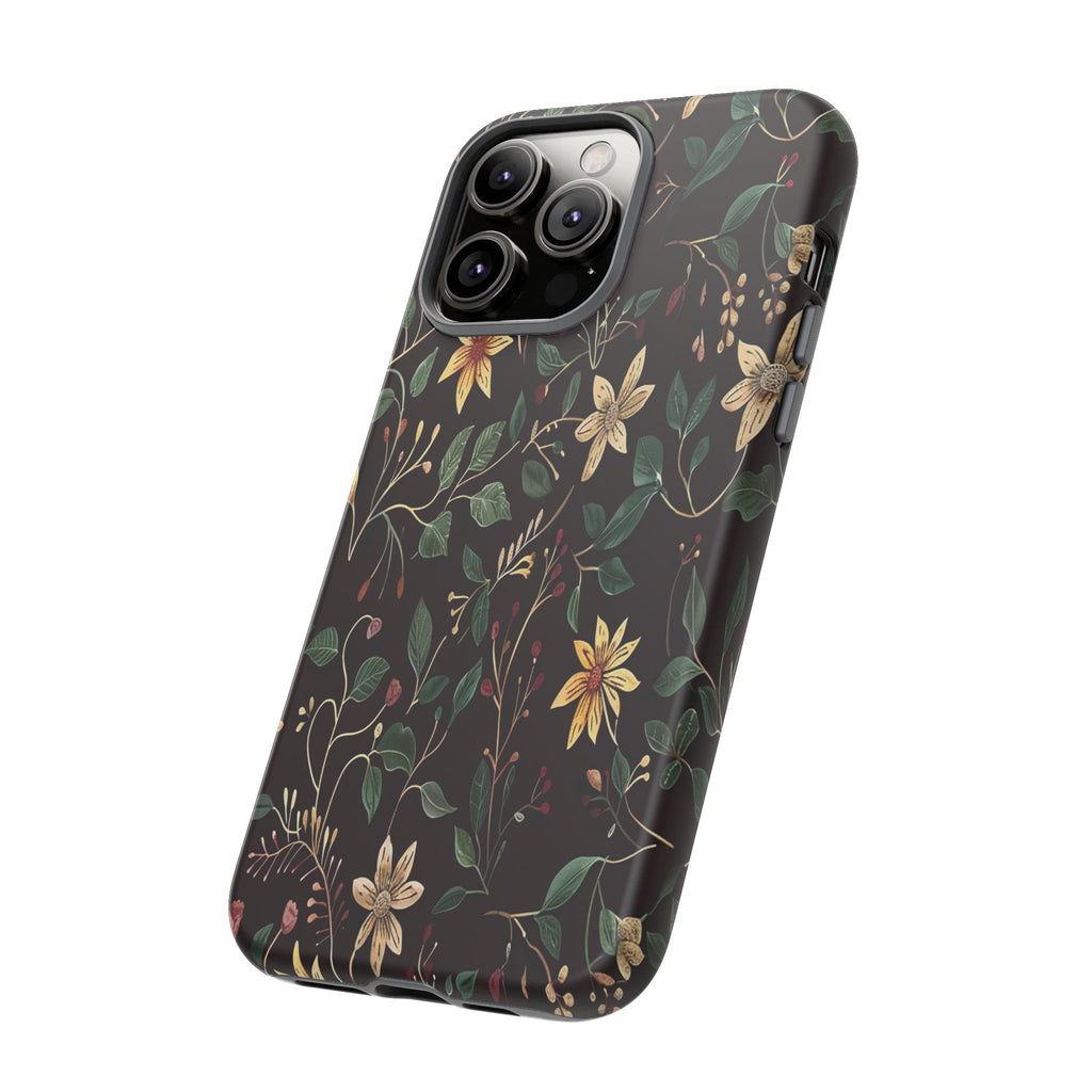 Dark Vintage Floral Case