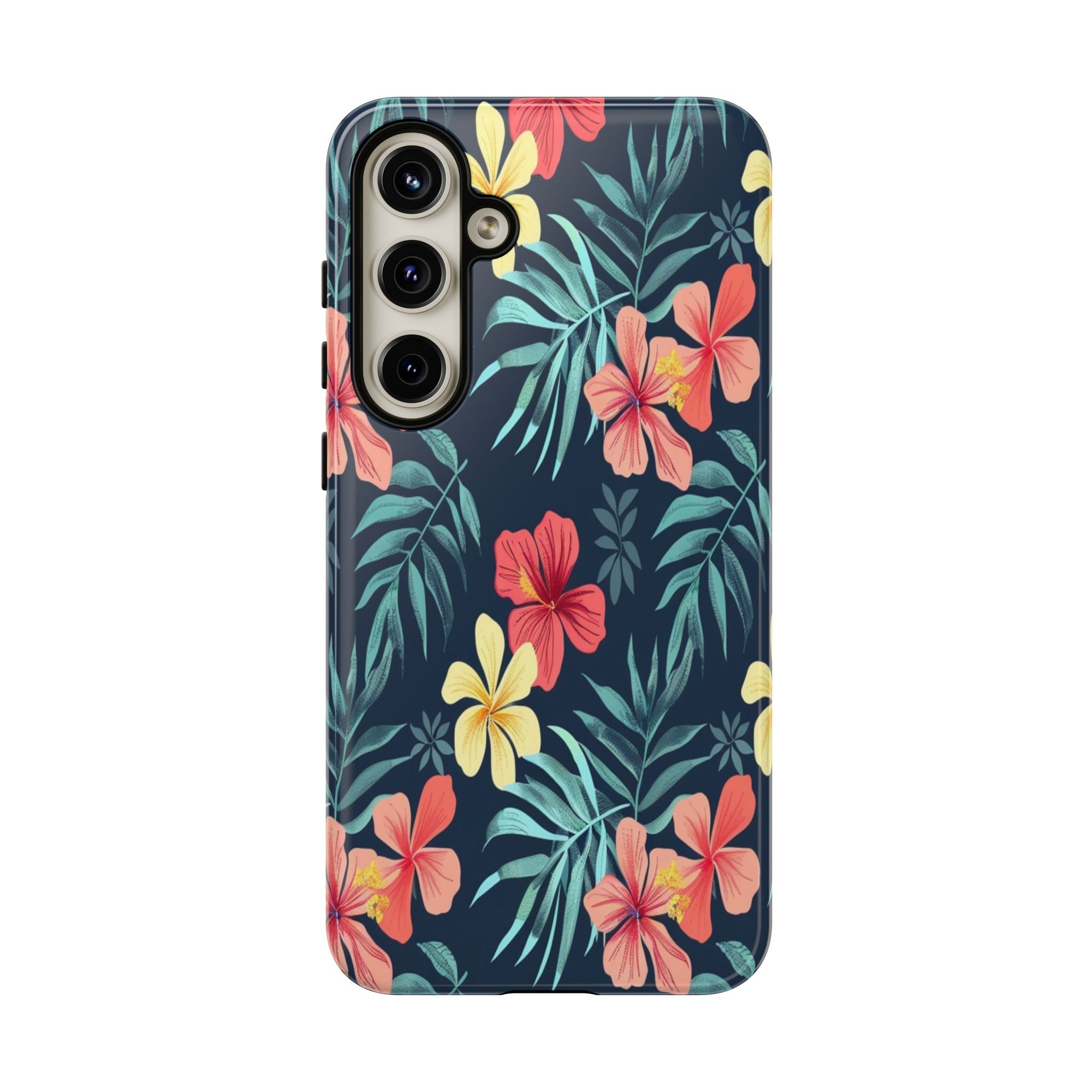 Tropical Hibiscus Navy