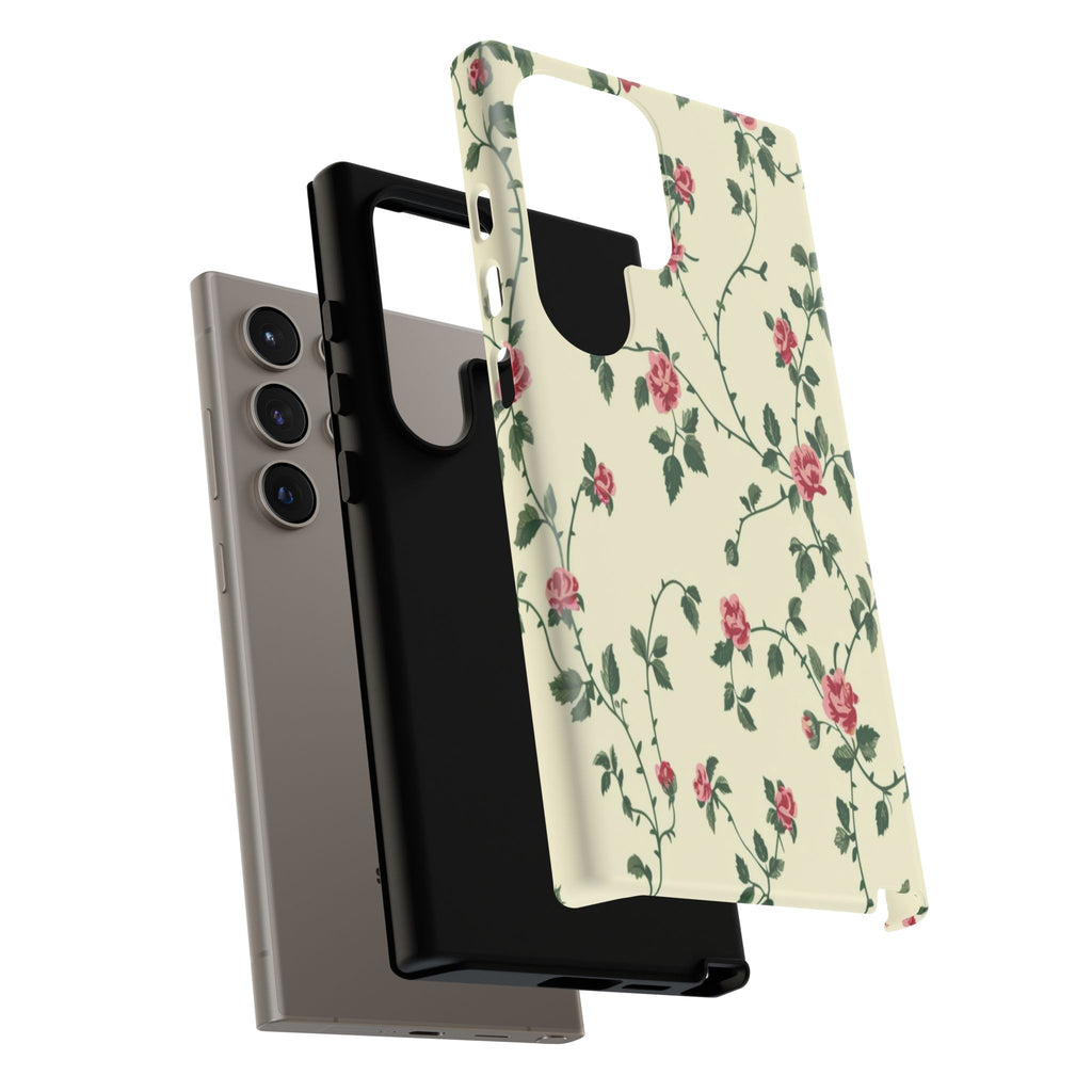 Elegant Pink Victorian Roses Case