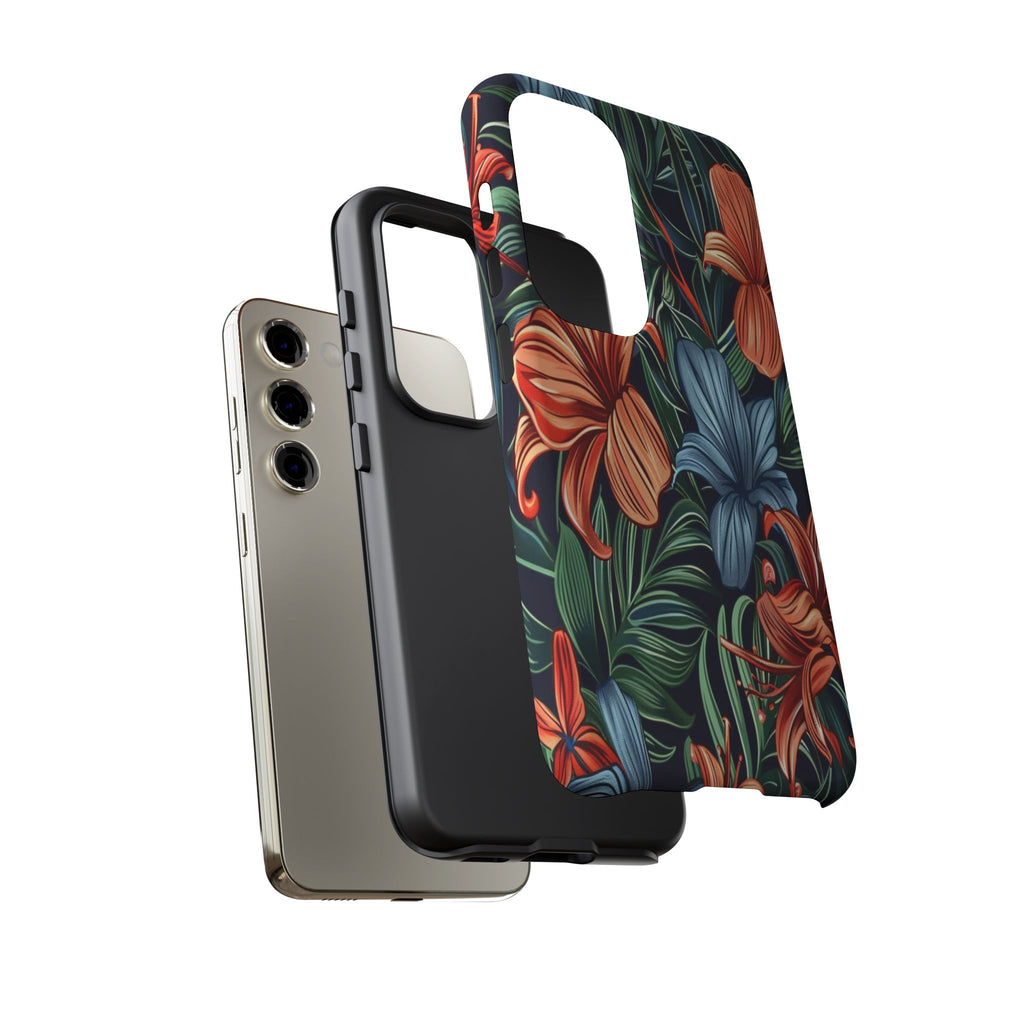 Tropical Red and Blue Case