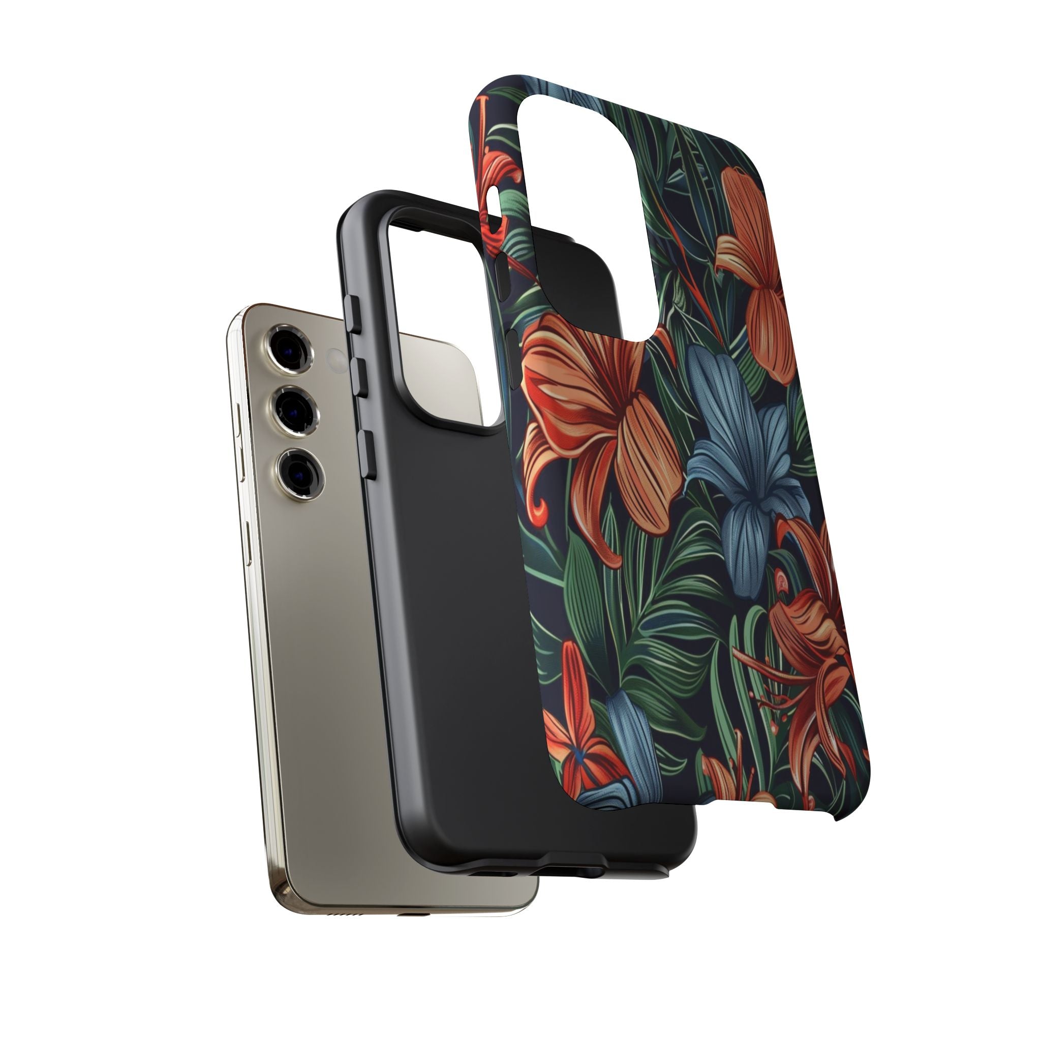Tropical Red and Blue Case