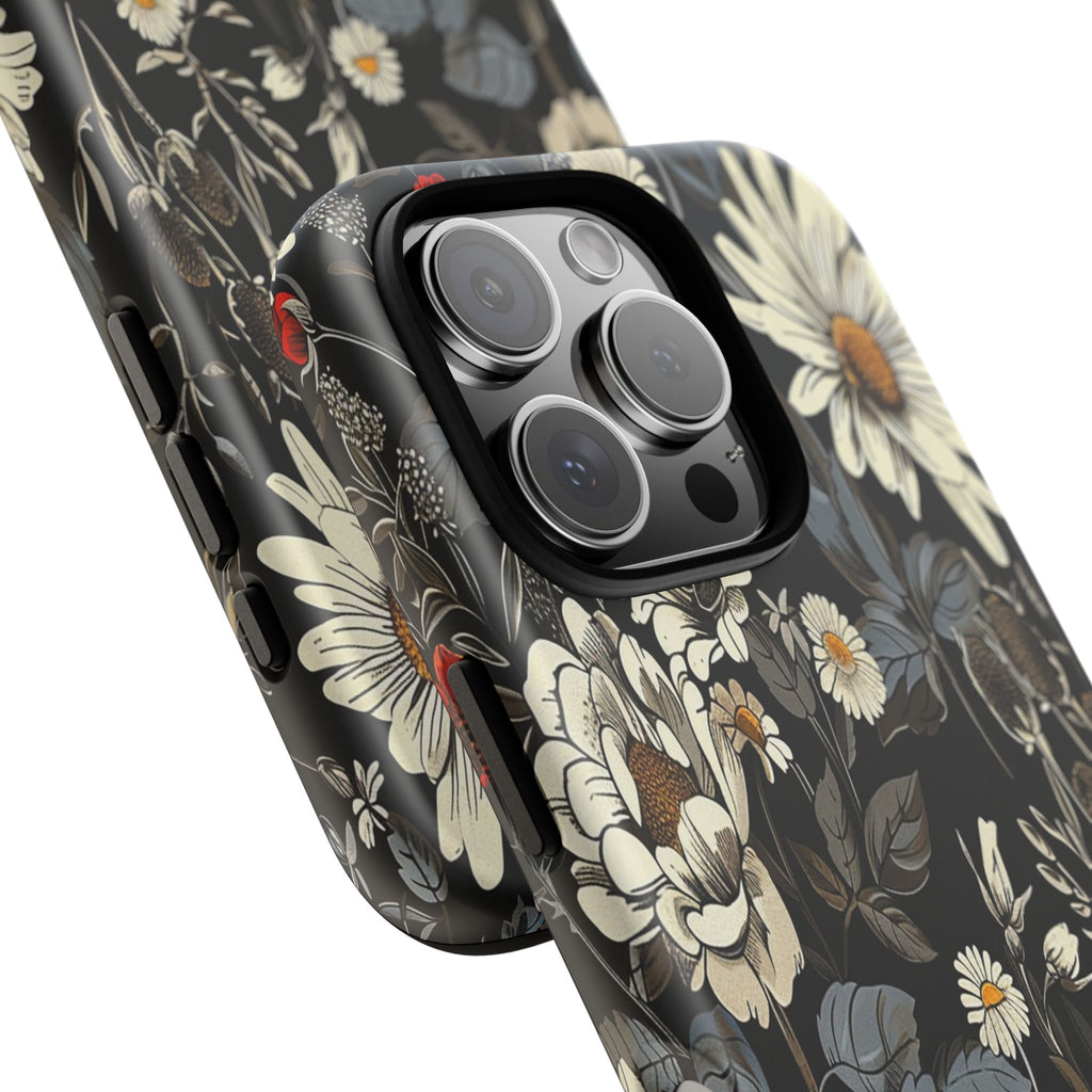 Dark Rose and Daisy Case