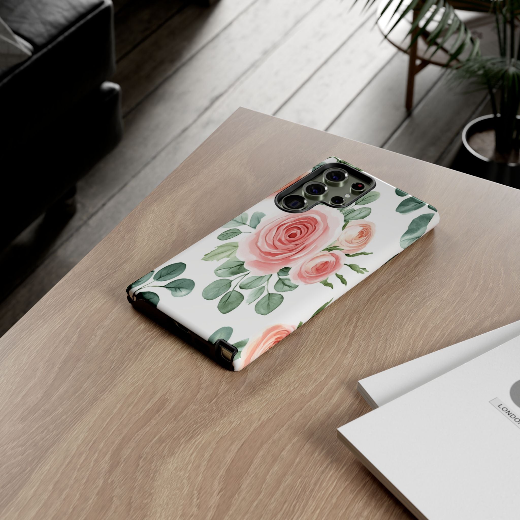 Delicate Watercolor Rose Case