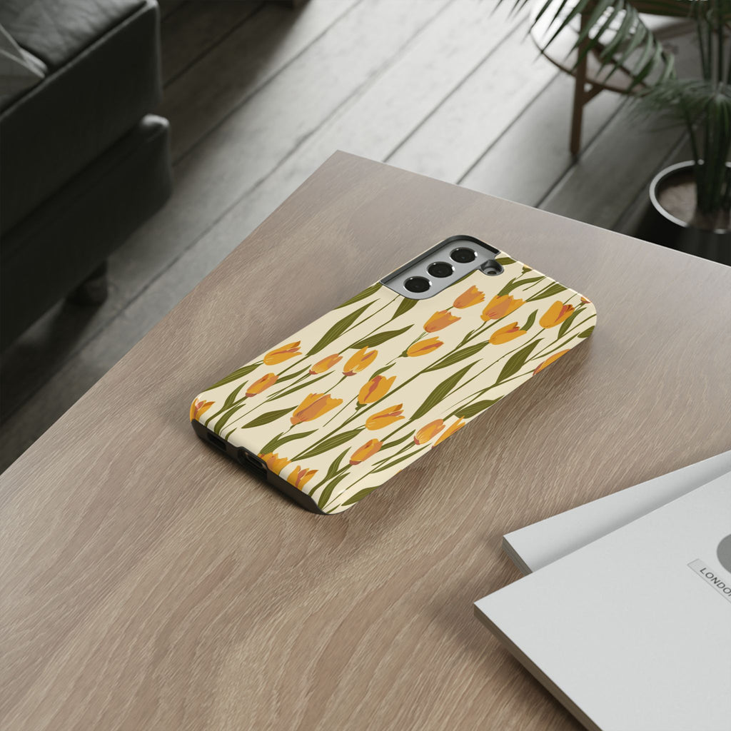 Yellow and Orange Tulips Case