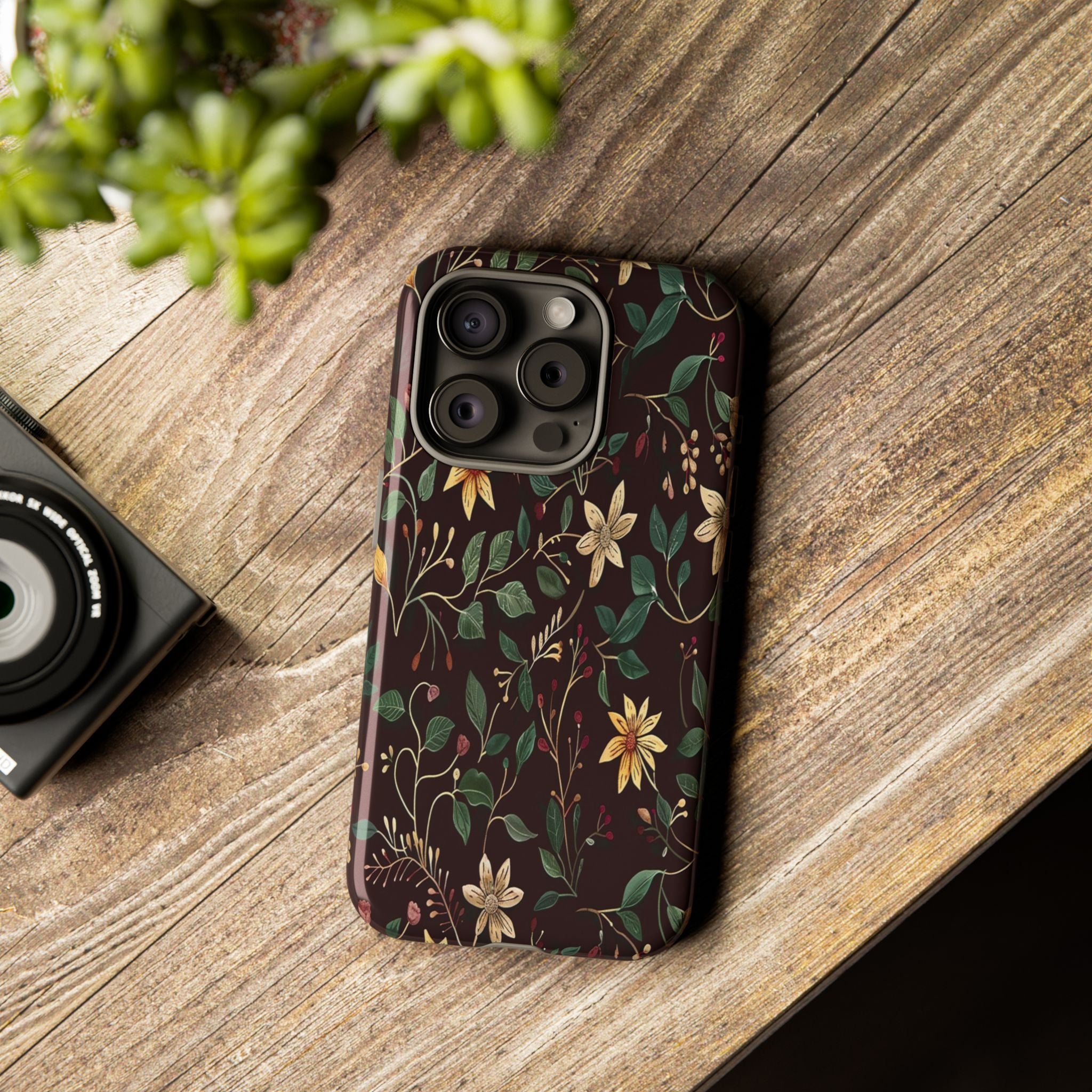 Dark Vintage Floral Case