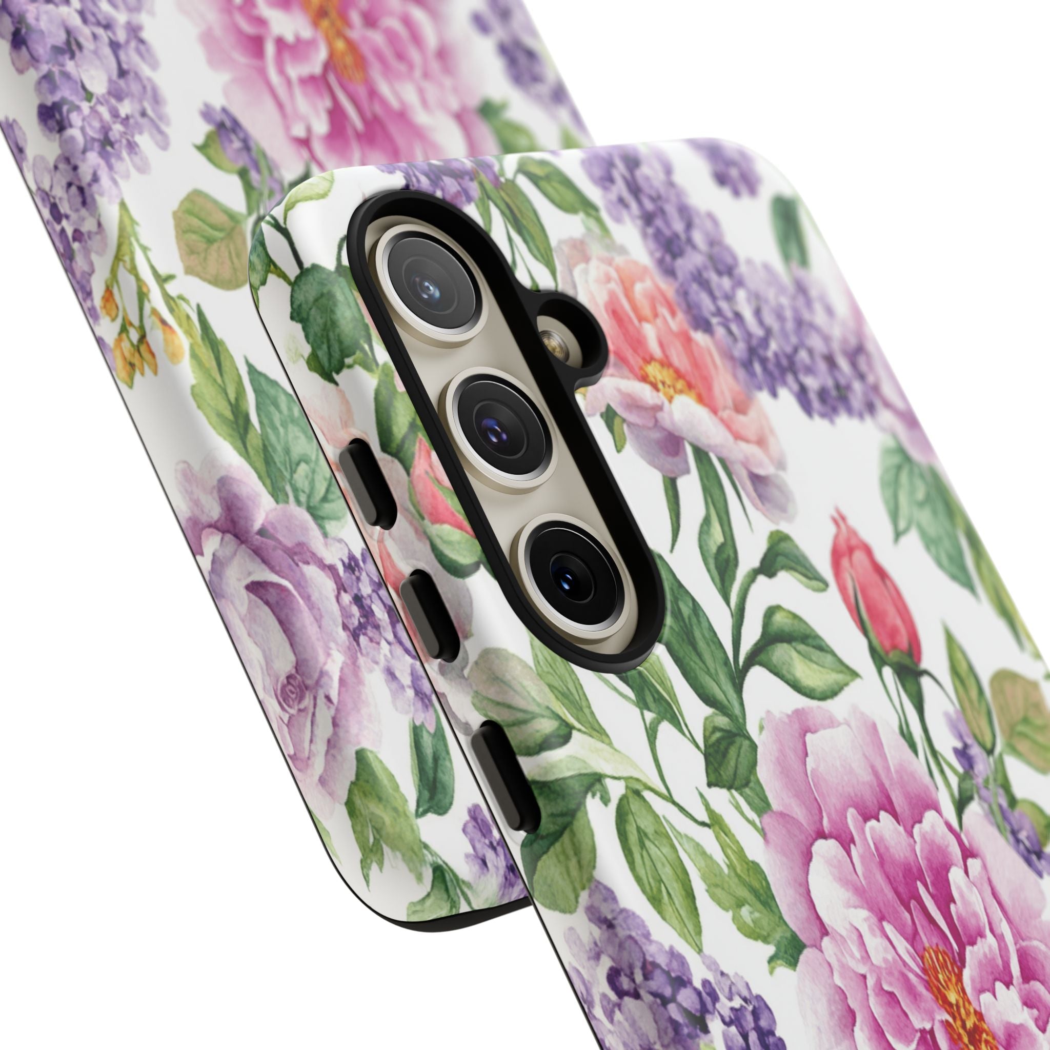 Watercolor Peonies and Lilacs Case