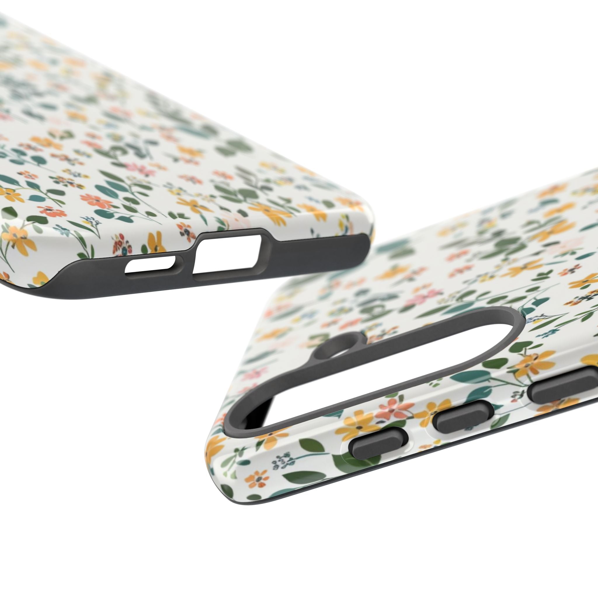 Pastel Leaves and Flowers Case