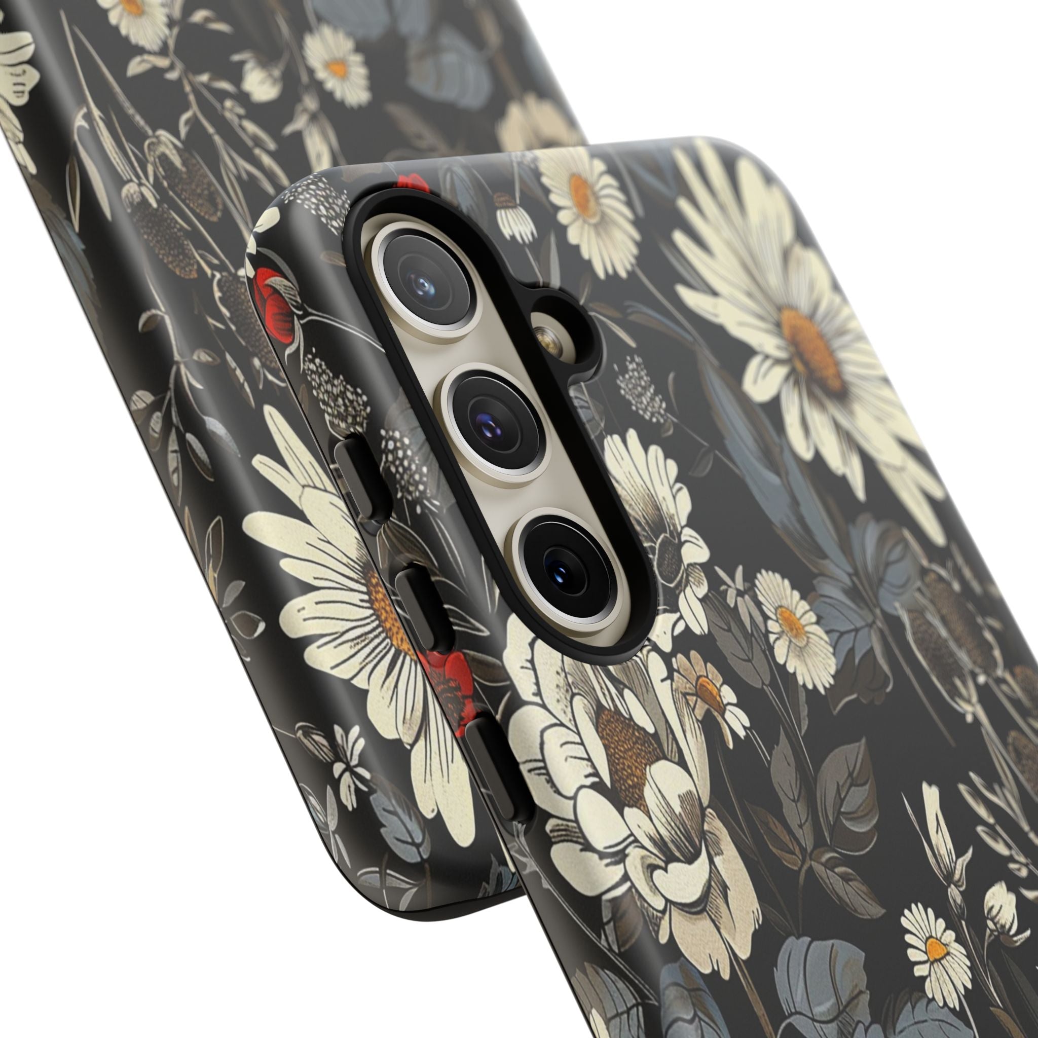 Dark Rose and Daisy Case
