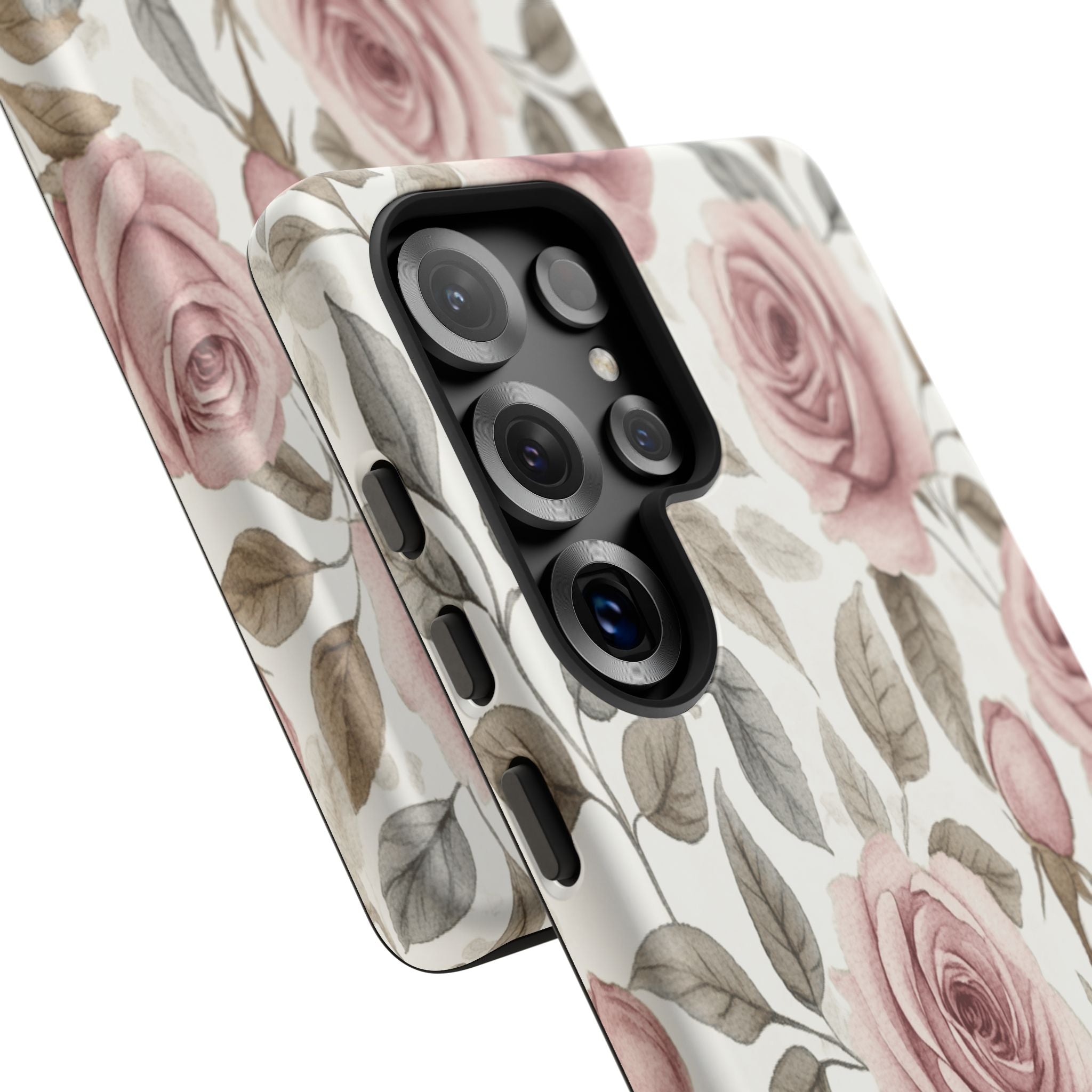 Elegant Watercolor Rose Case